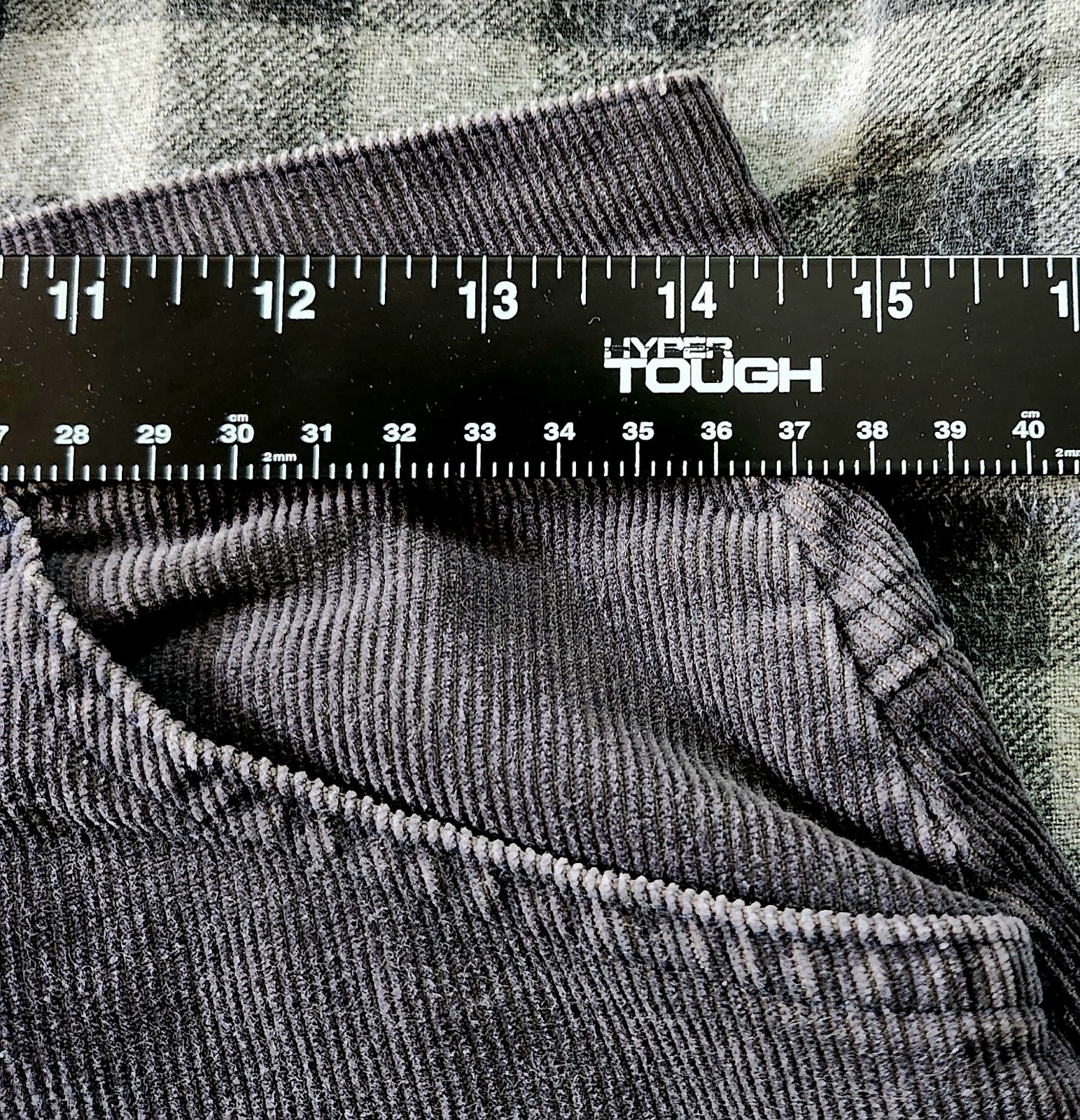 Sears Womens Vintage Gray Corduroy Pants Size 16