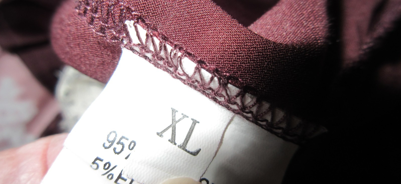 UB DEEP BURGUNDY mega LACE trim POLY SATIN silky sleep shorts IVORY LACE size XL