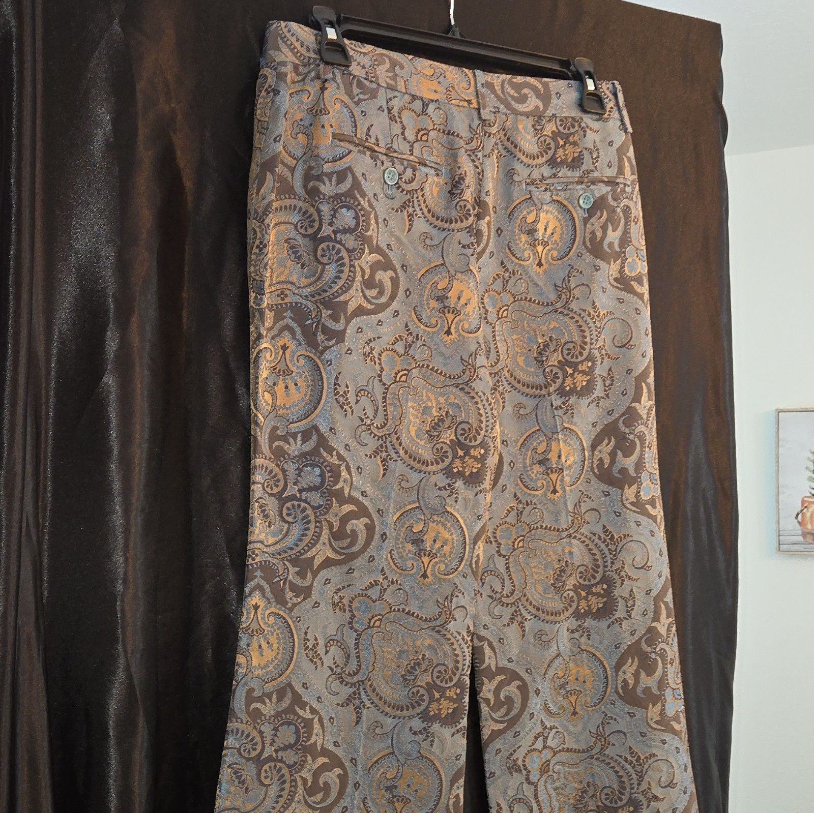 Vintage Express Editor Wide/Flare High Rise Pants