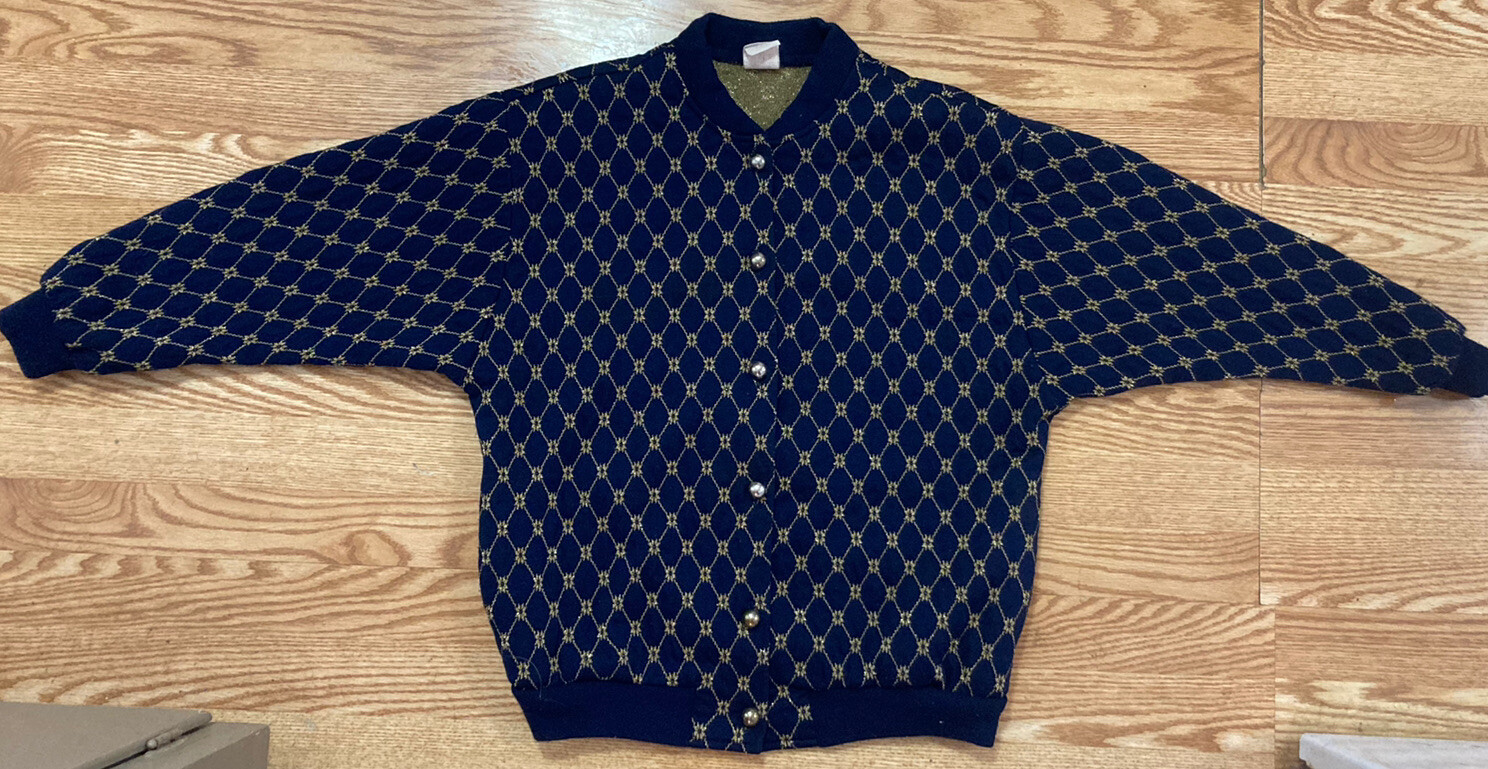 Vintage Graff California Wear Button-Up Women’s Jacket Cardigan Coat Retro Chic