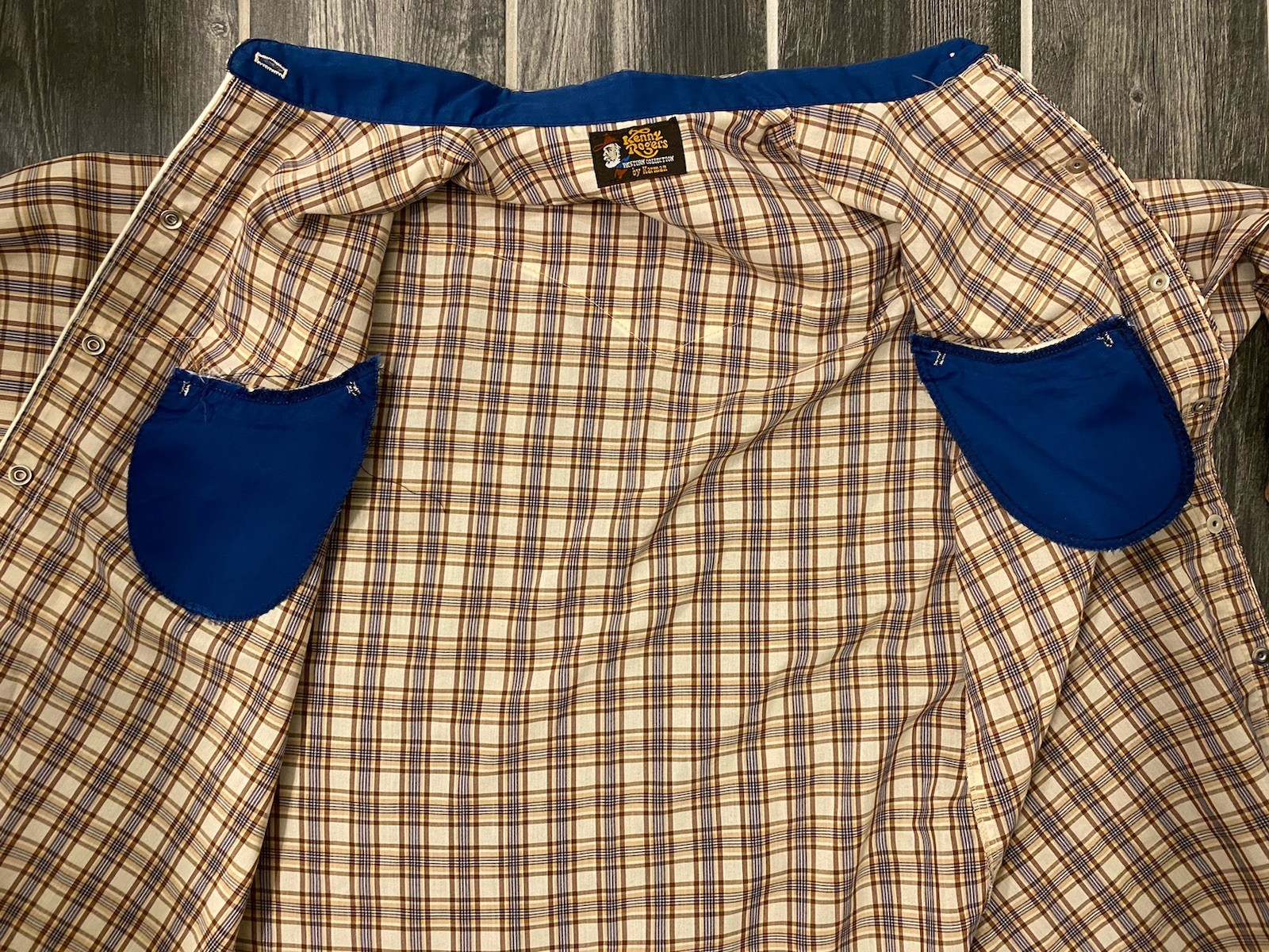 Vinatge Kenny Rodgers Pearl Snap Button Up Size Small Cowboy Western Yellowstone