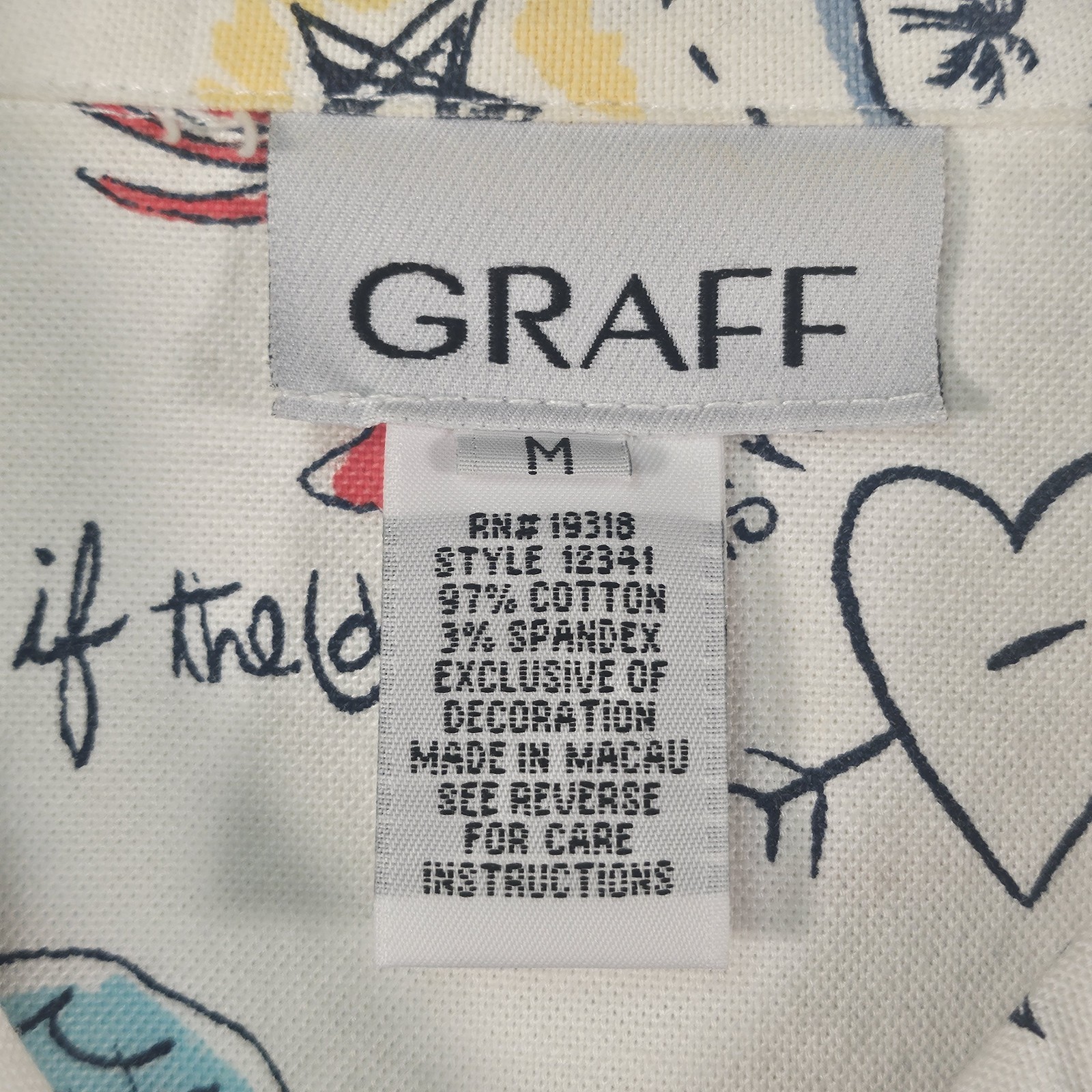 Vtg Graff Nautical Jacket Womens M Coastal Grandma Ecclectic Preppy Cruise Vacay