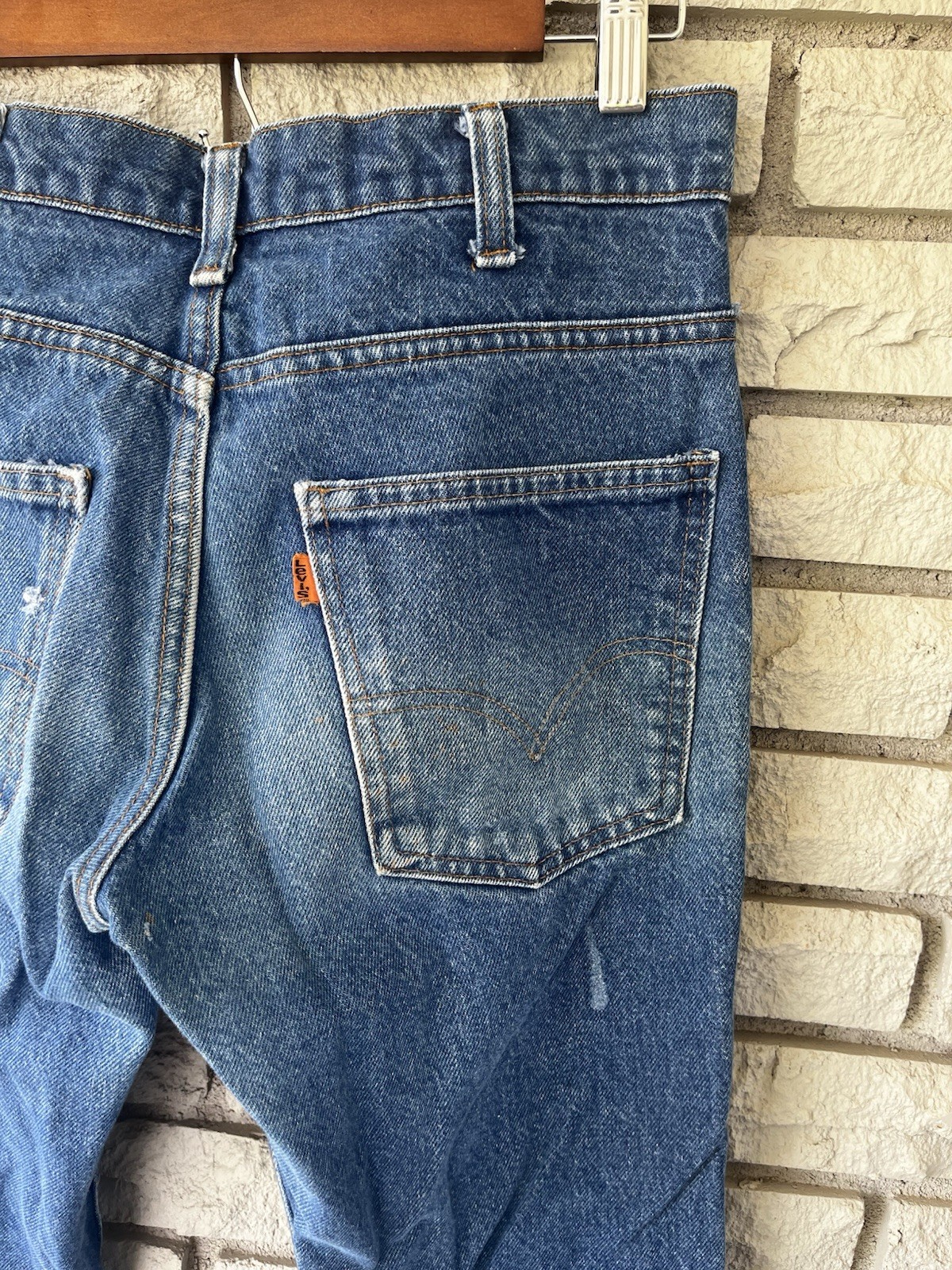 Vintage 684 Orange Tab Levi’s Darkwash Bell Bottom Jeans W31| L34