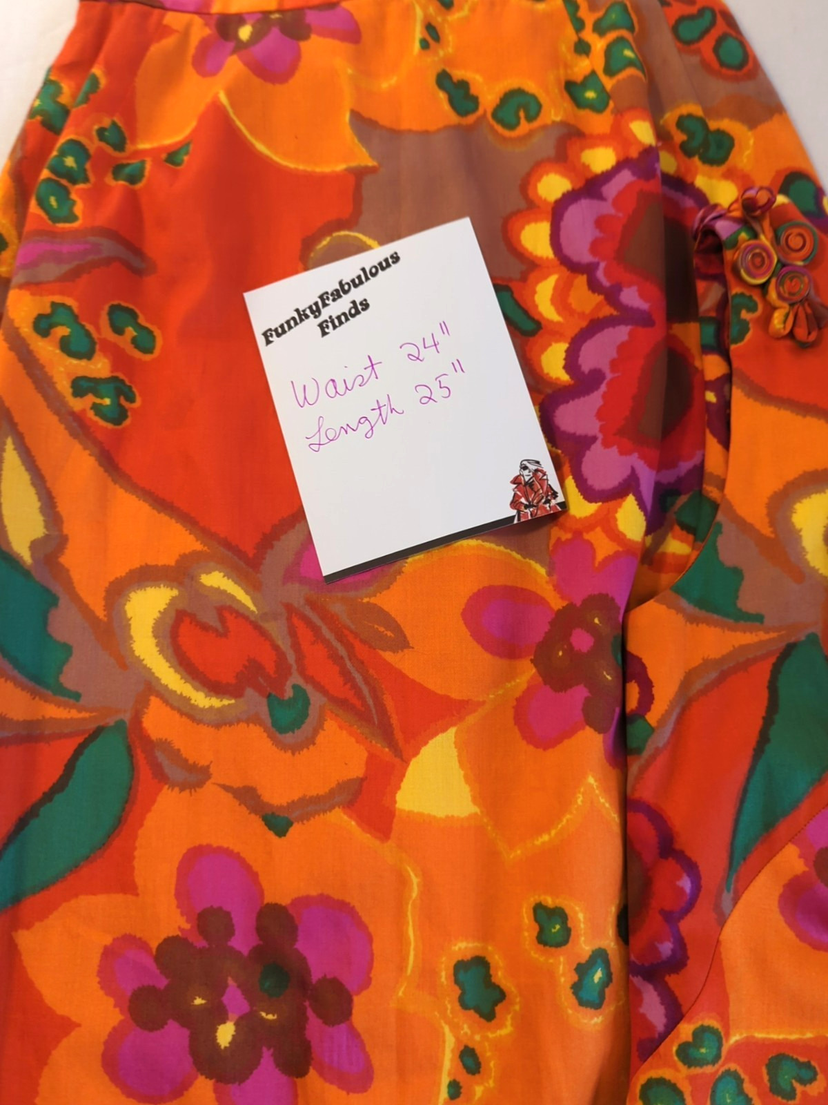 Vintage 50&rsquo;s DYNASTY Hong Kong Silk Set Top Skirt 8 Lg Floral Feminine Elegant