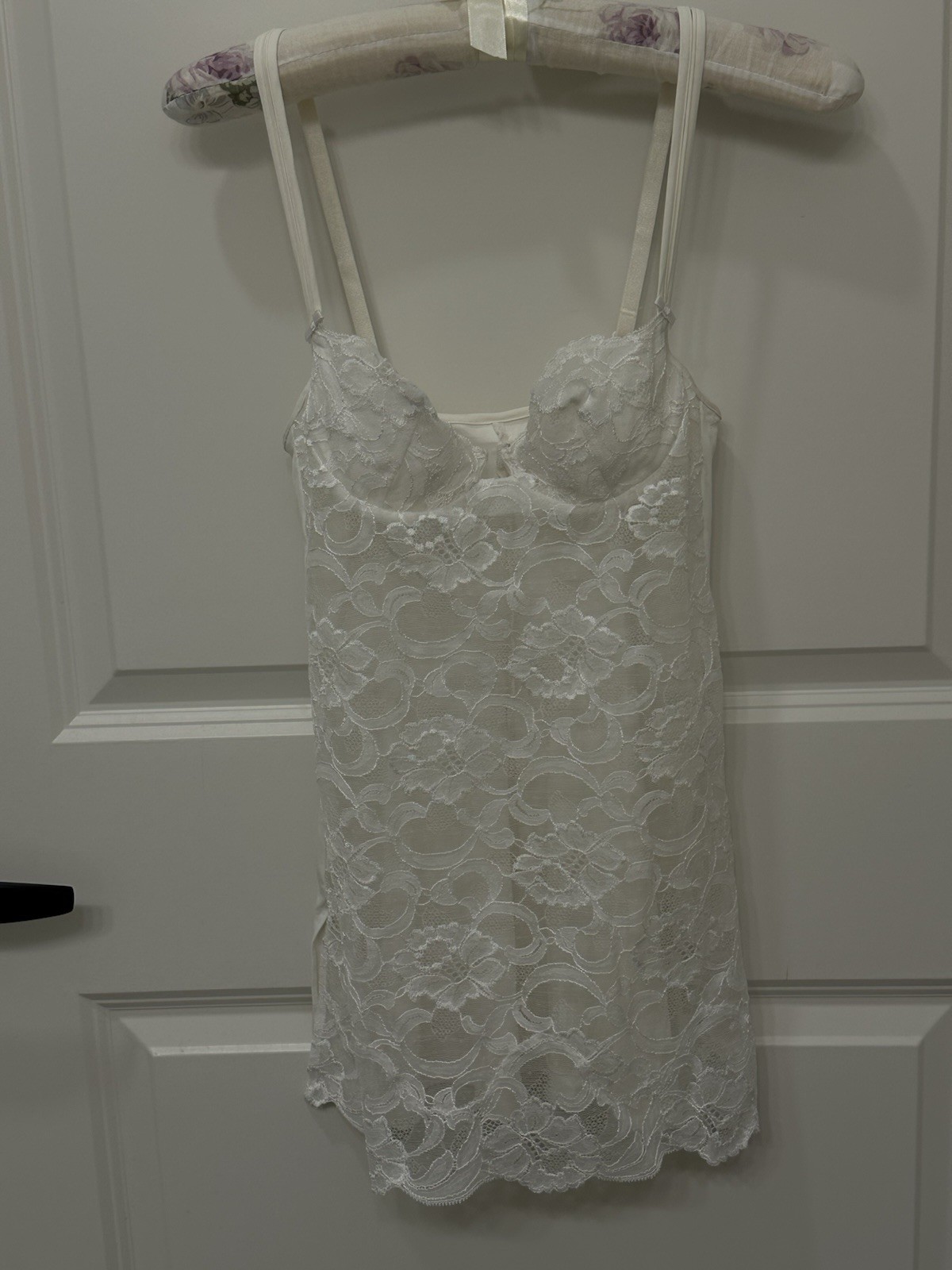 Vintage Malizia By La Perla Sheer Lace Slip Lingerie