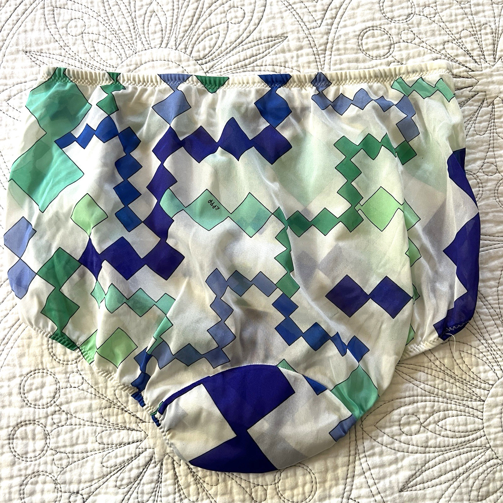EMILIO PUCCI Vintage Lingerie S/M size 5 Formfit Rogers MOD Print 60&rsquo;s/70&rsquo;s