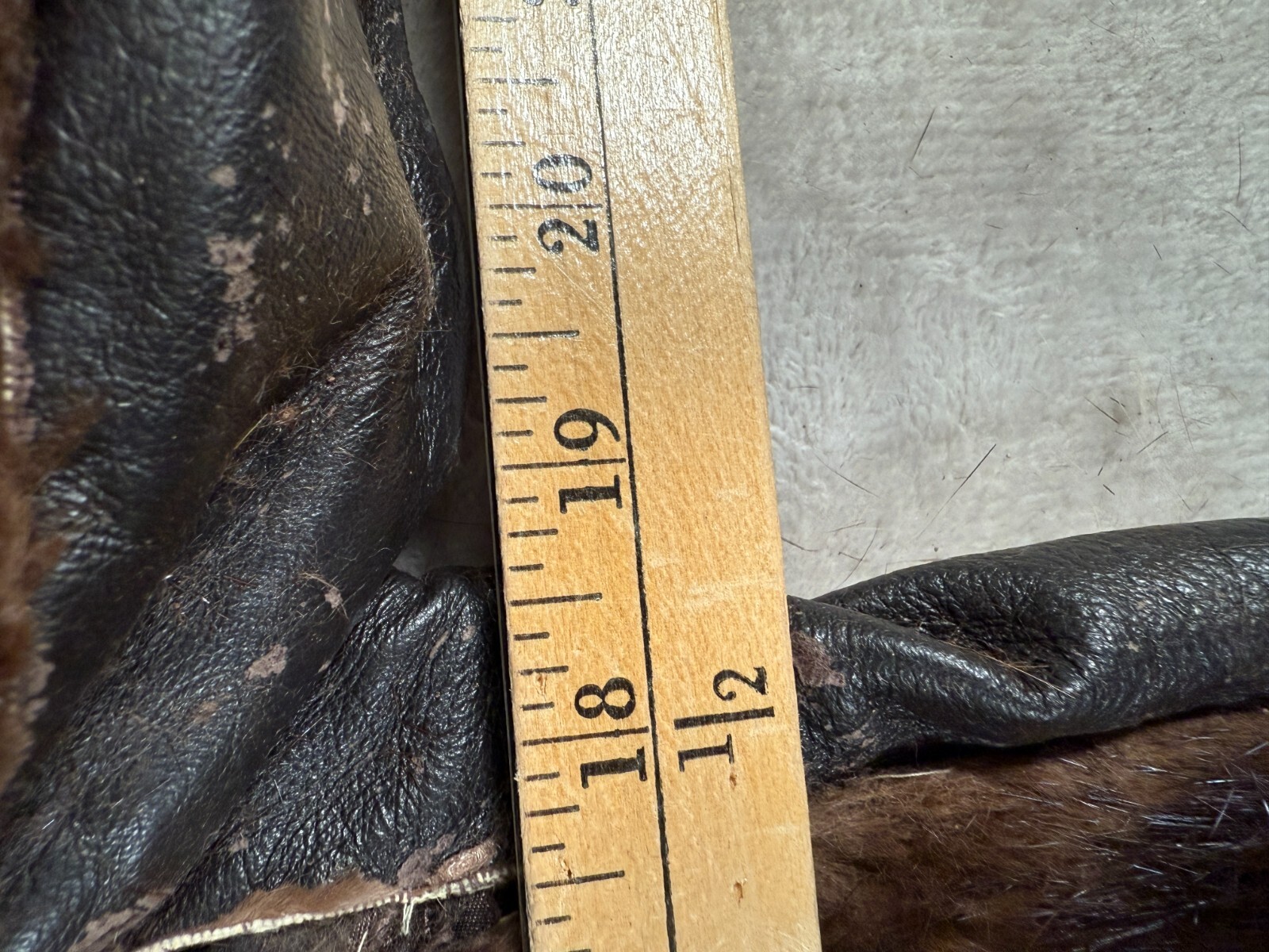 Vintage Arter Jonas BAKER FUR COM Genuine Mink Stole Dark Brown Fur Satin Lined
