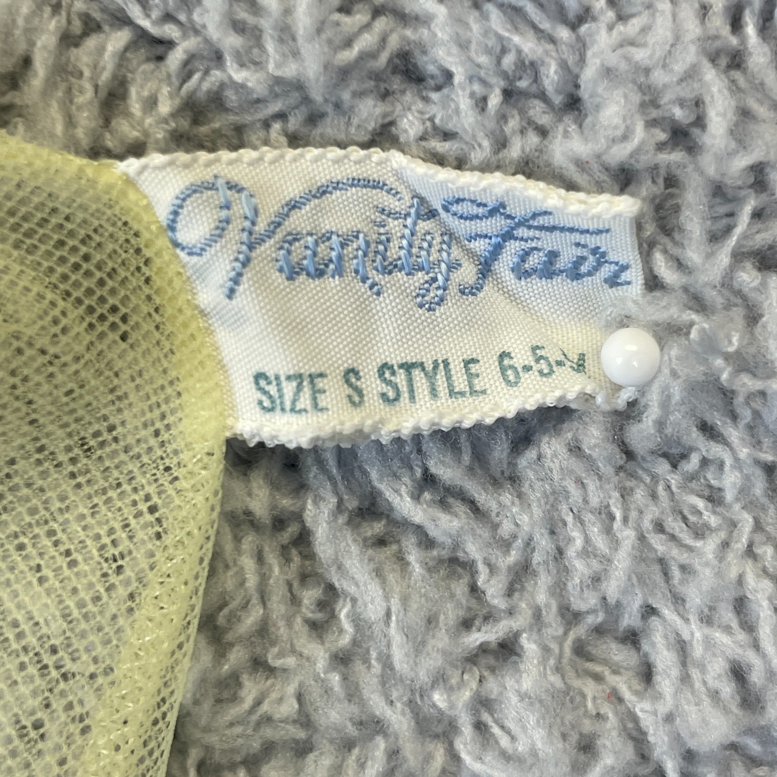 Vintage 50s 60s Yellow Lace Babydoll Nightgown & Peignoir Set Vanity Fair Small