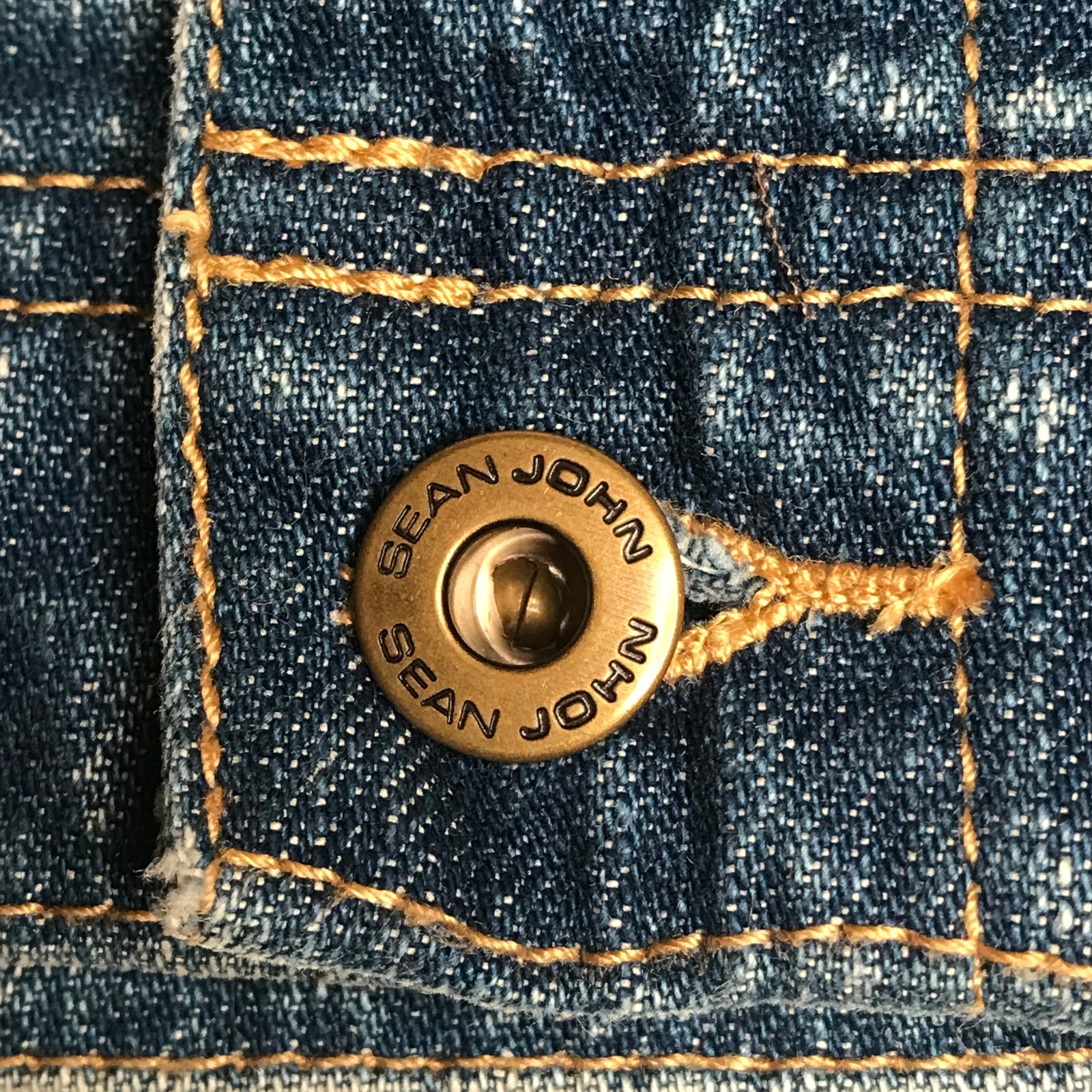 Sean John Blue Vintage 90s Jacket Size Medium 12 – 14