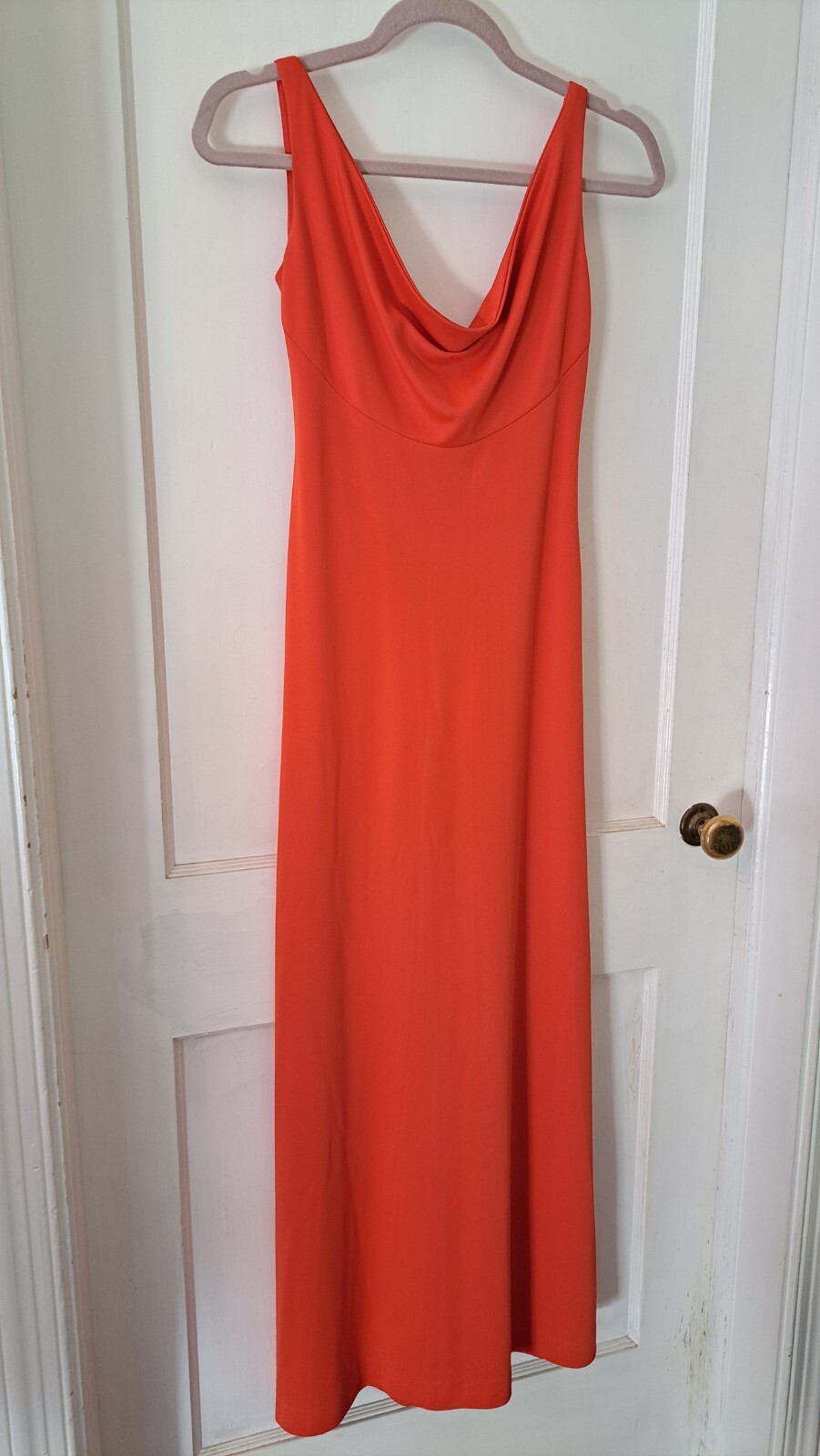 Vintage Arpeja Young Innocent Dress Size 5 Small Orange Party Halter Top 1970s