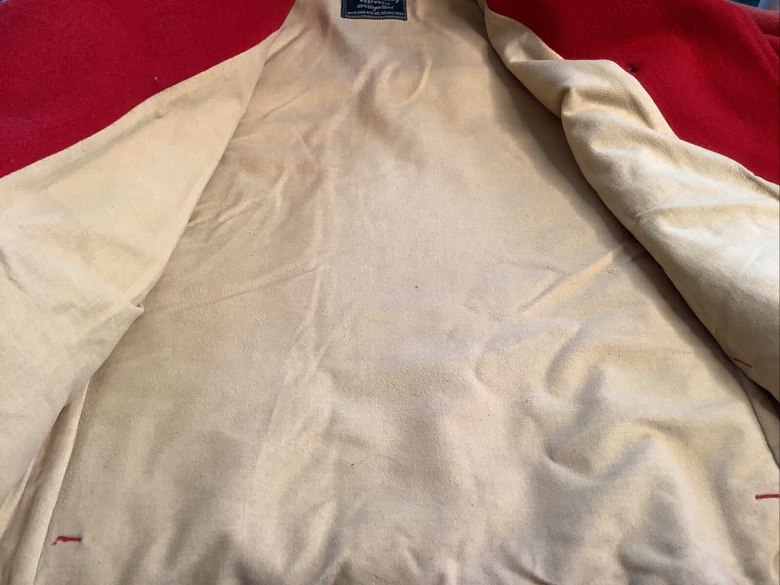 Vintage 1940‘s White Stag Wool Jacket Westwools Red