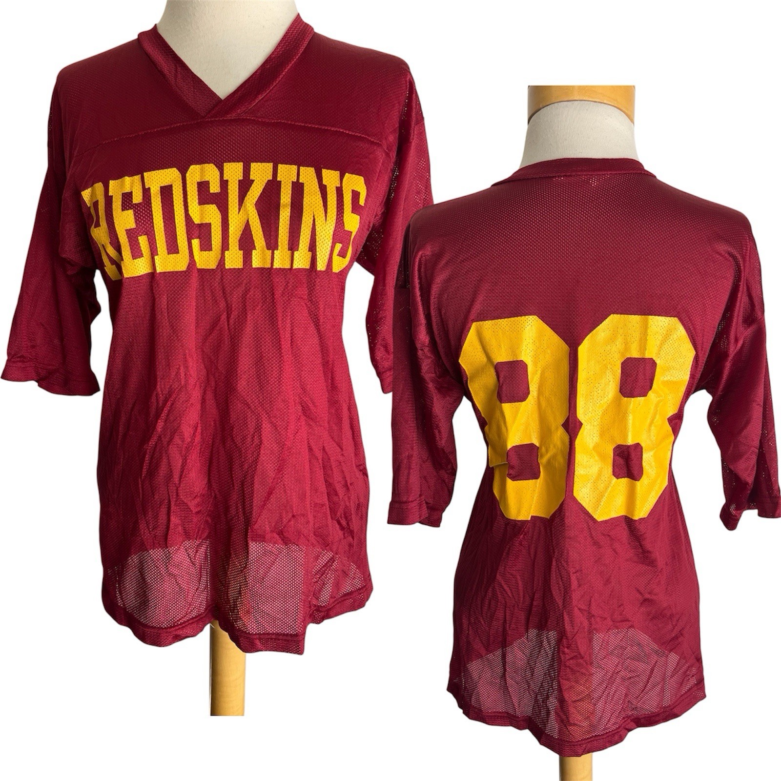 WASHINGTON REDSKINS #88 Women&rsquo;s Vintage 80s NFL Mesh Skins Jersey Size Medium