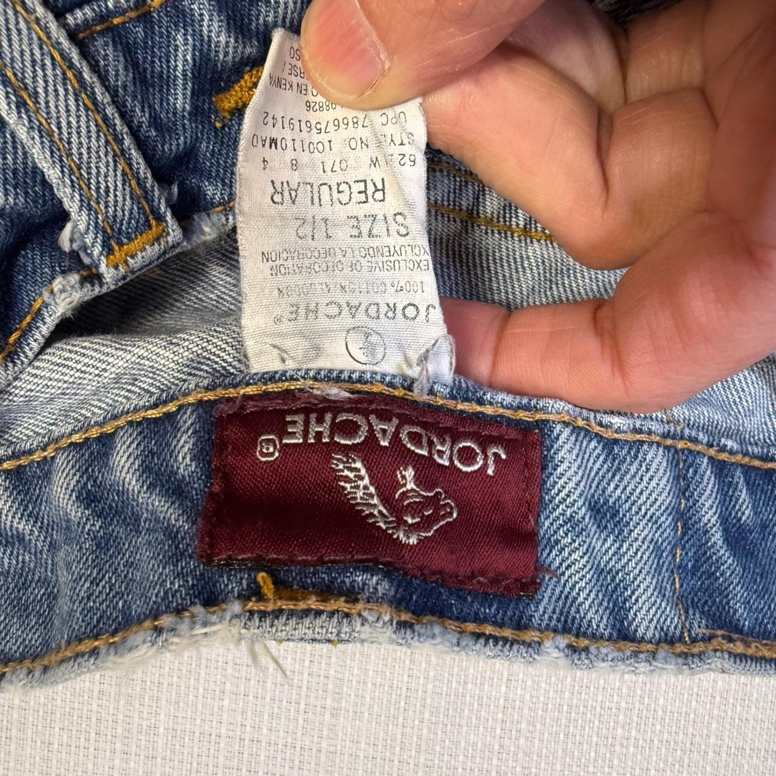 Vintage Jordache Regular Fit Light Wash Denim Jeans Size 1/2 Reg RUNS SMALL