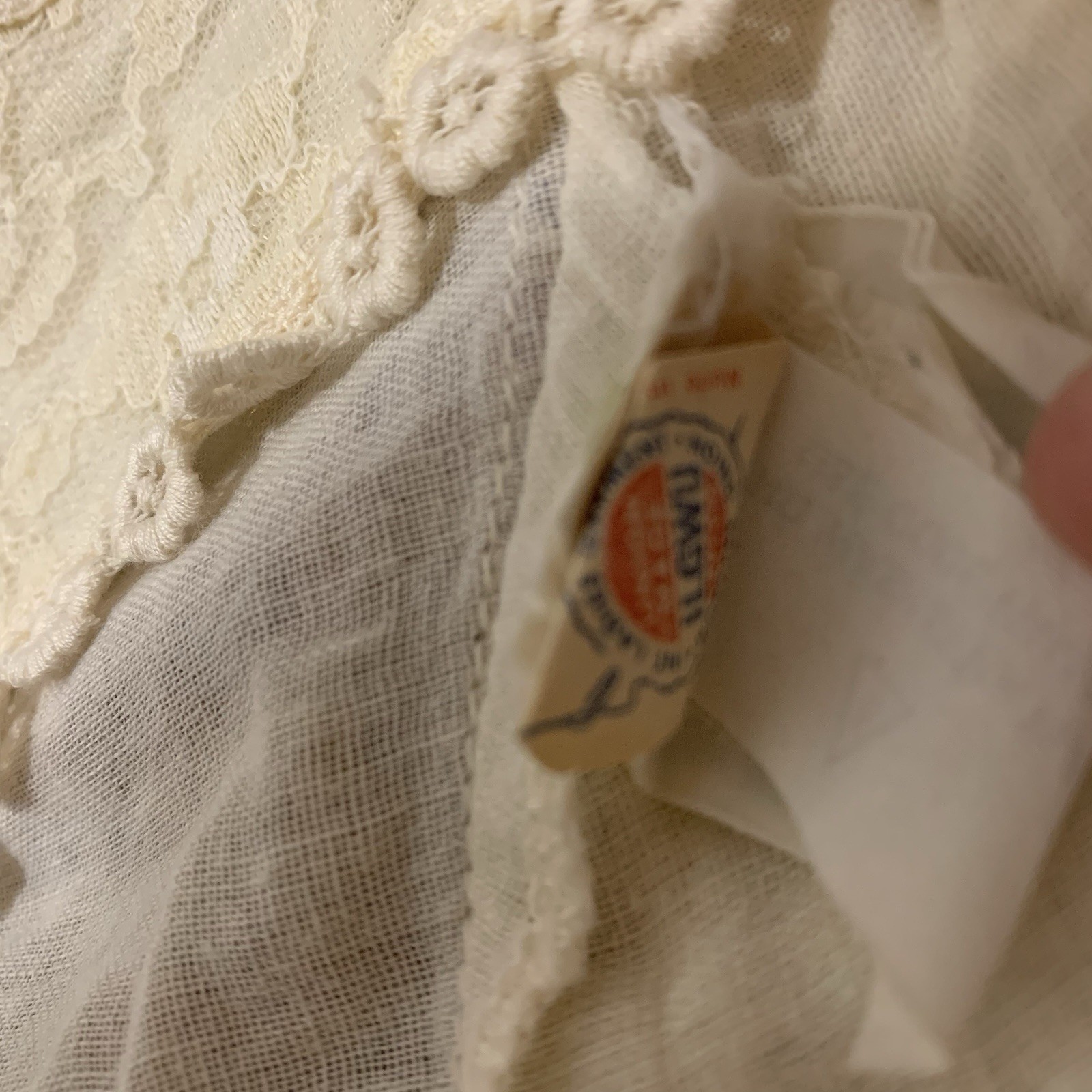 vtg 70s praire dress