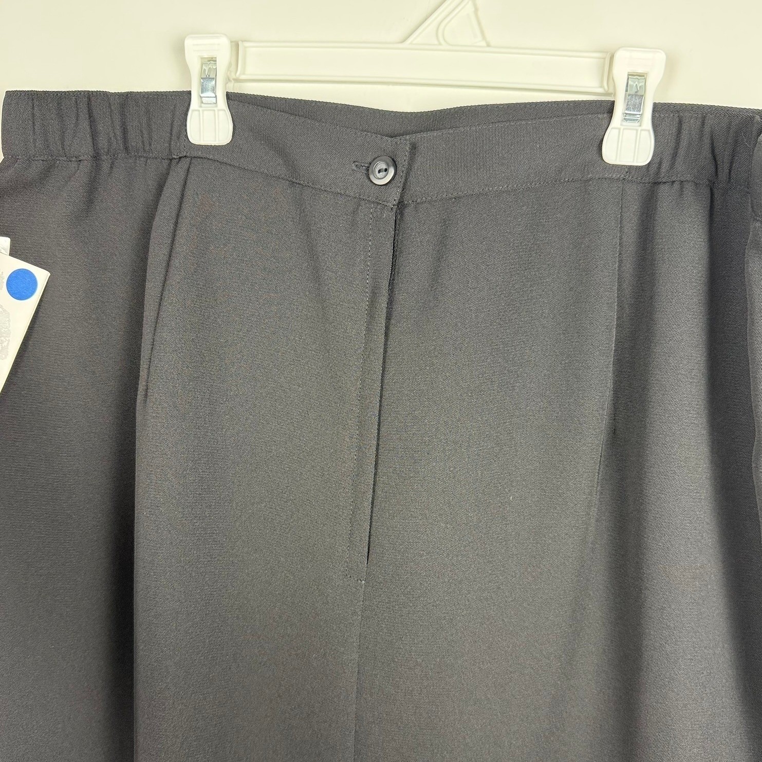 VTG NWT 90s Ingenuity Plus Black Maxi Skirt Made in Canada Minimalist Y2K 18W
