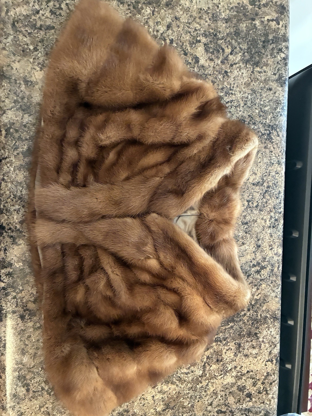 1950s Mink Fur Cape Stole Shawl Vintage Luxury Wrap