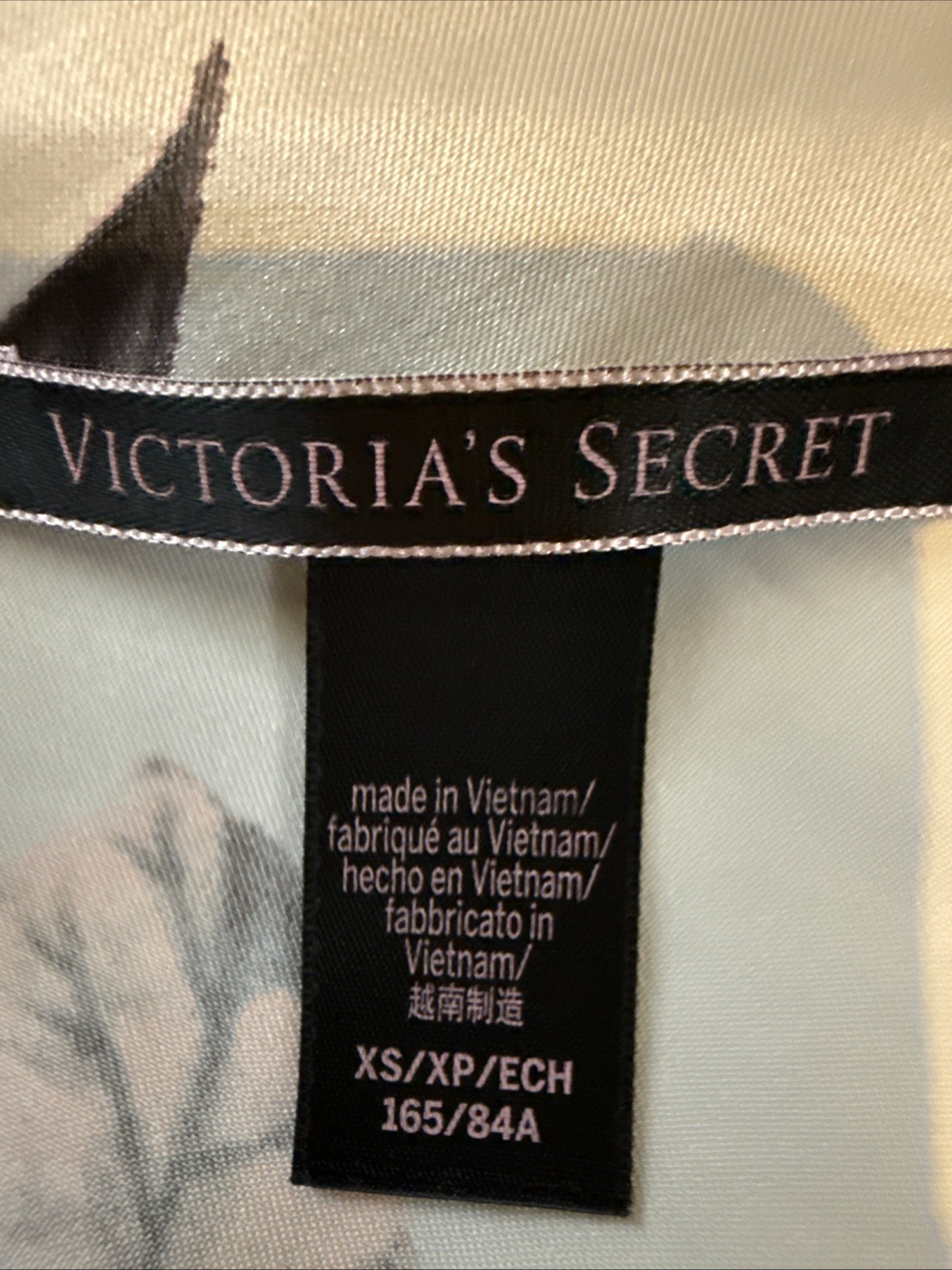 VICTORIA&rsquo;s SECRET Nightgown Short Slip Gown Tropical Flowers Detail EUC Size XS