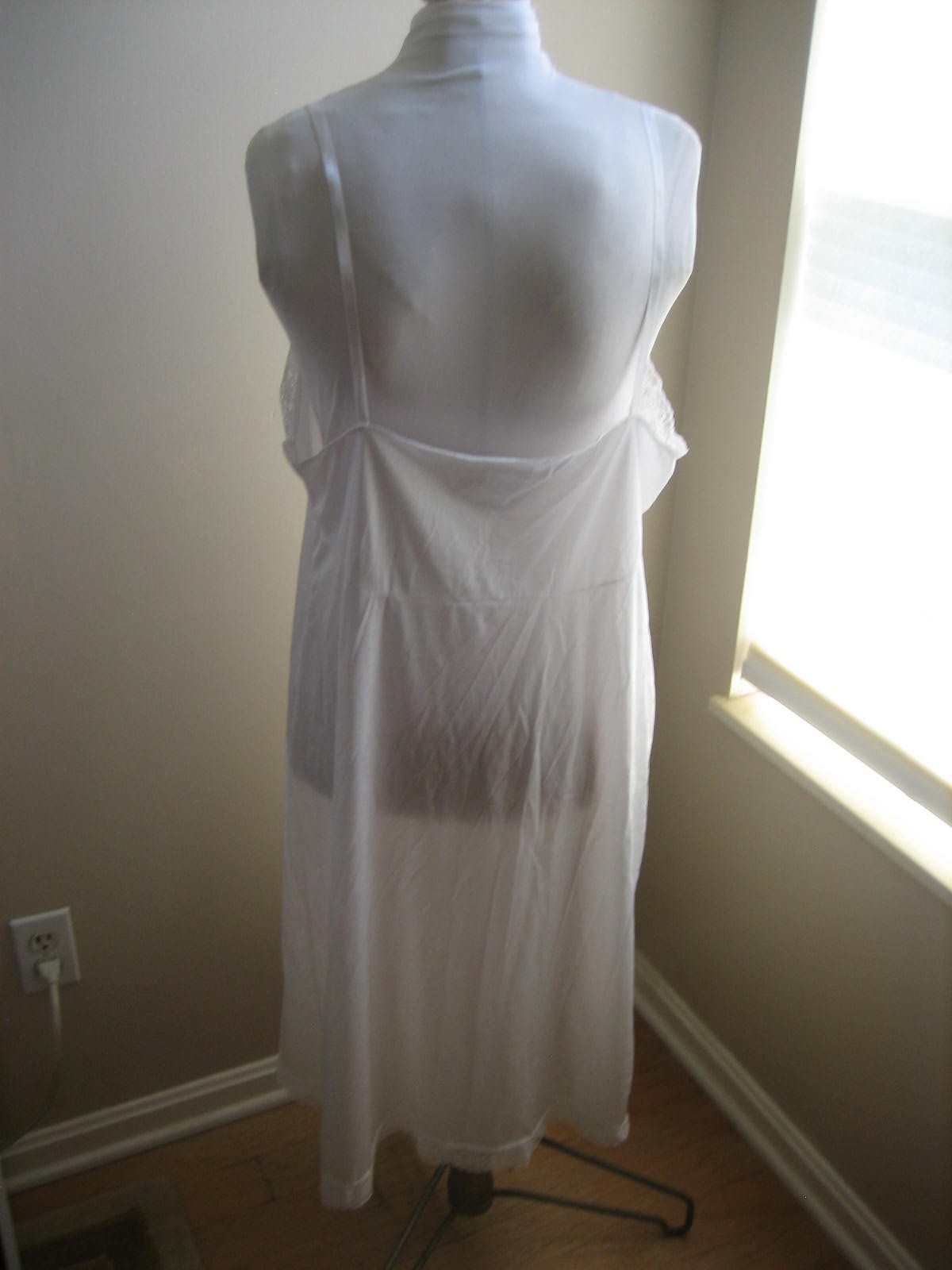 Vintage Vanity Fair Nylon White Full Slip, Lace Trim – Style 10-103 Size 42-48