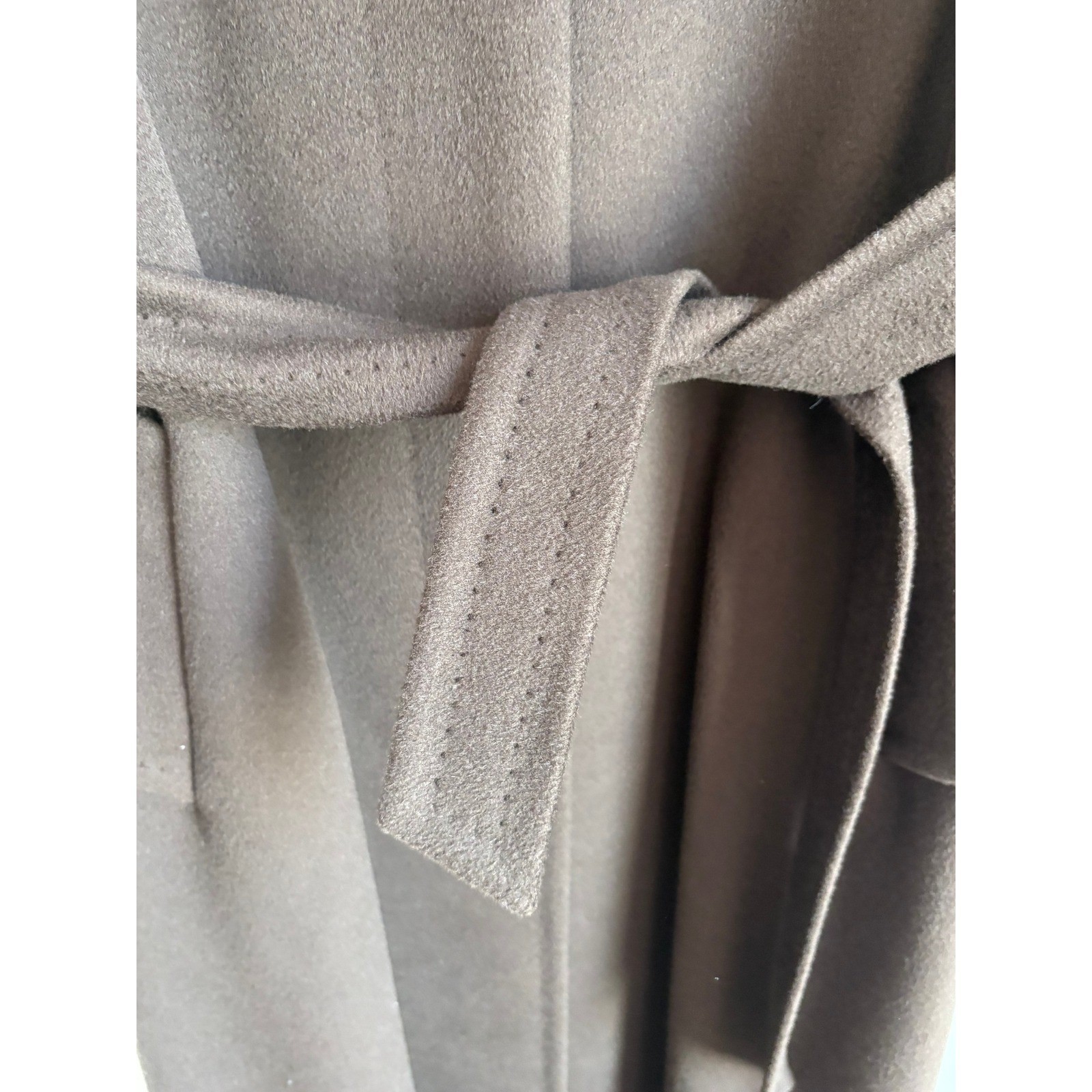 Vintage Max Mara Alpaca Wool Belted City Overcoat Old Money Quiet Luxury Preppy