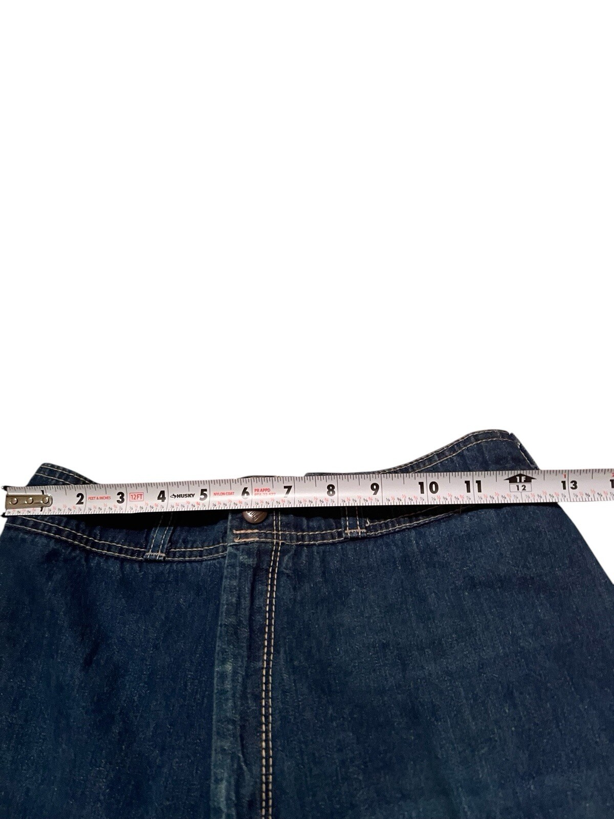 Vintage 1970s 80s Pulse Heart Shape Tush Flared Denim Jeans Size 26 x 33&Prime;