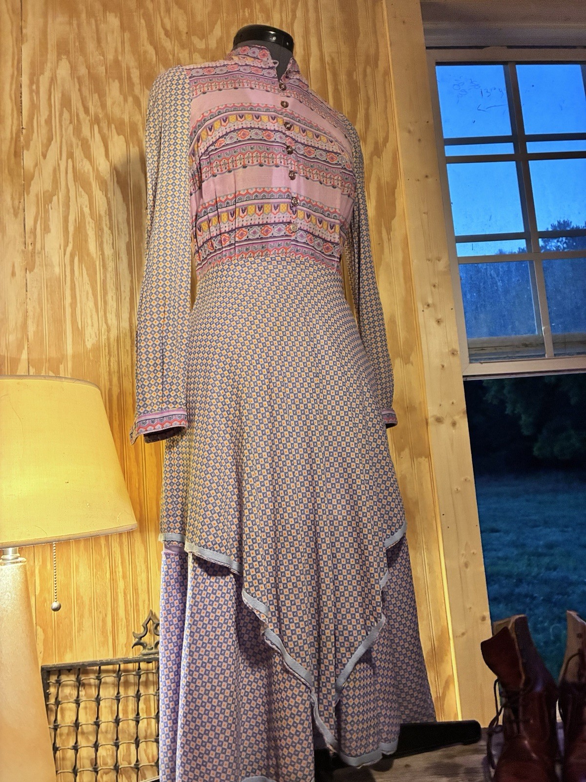 Unique Vintage Dress Size 38 (small) Hard To Describe Its Beautiful