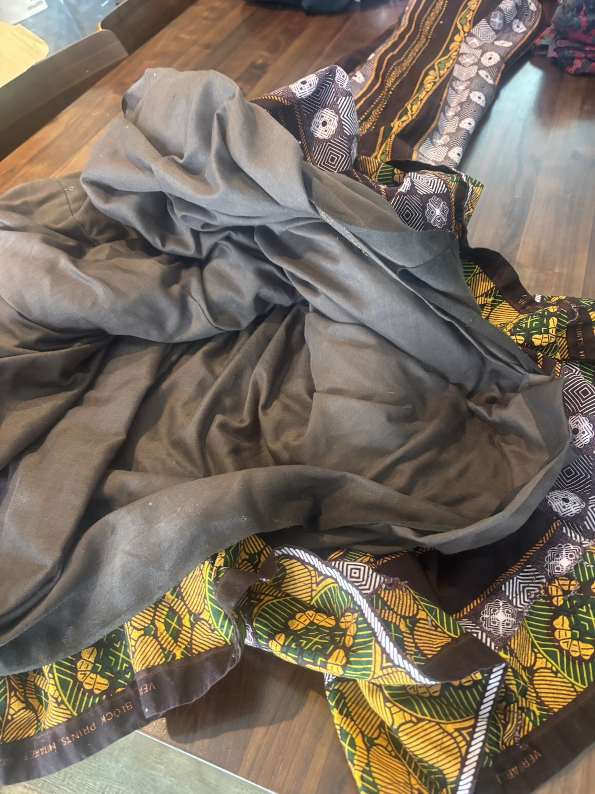 Vintage Boho Trumpet Maxi Dress Ethnic Print Festival Cottagecore