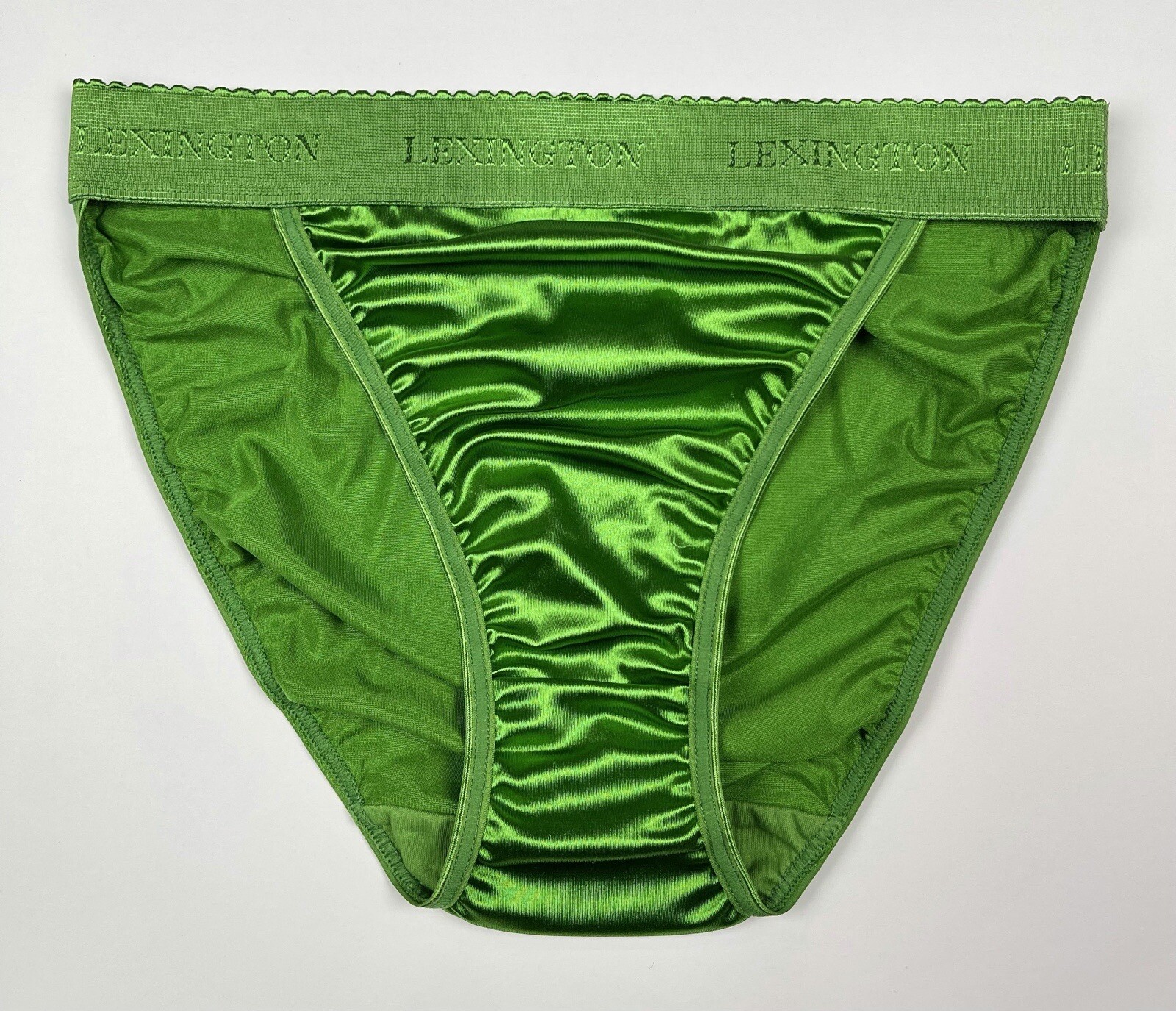 Rio Satin Panty Wide Waistband Green 2XL/9