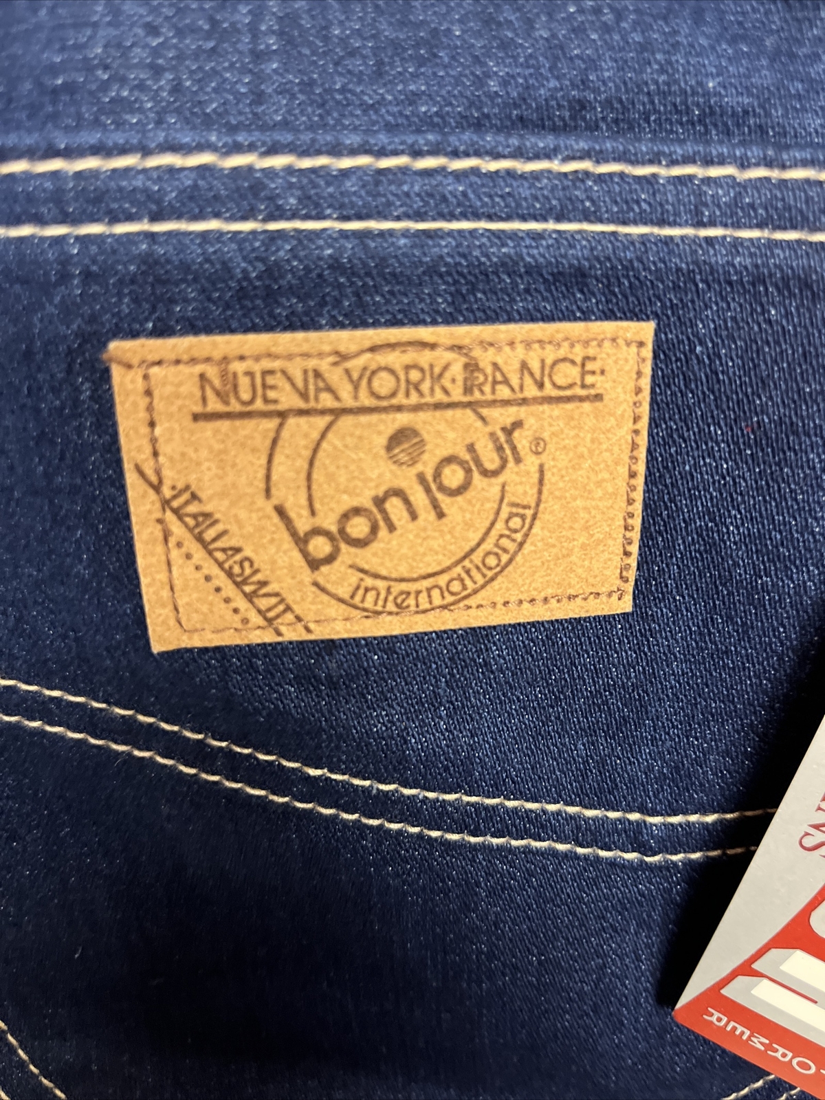 VTG Deadstock 70s 80s denim bonjour jeans women&rsquo;s 40 X 24 NWT *See Description
