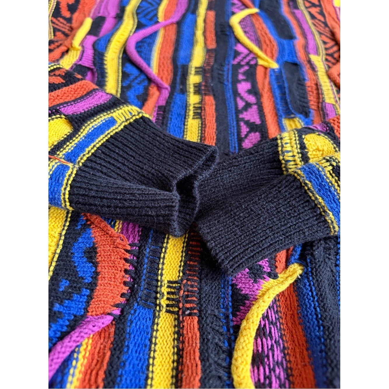 Forever 21 Coogi Inspired 90&rsquo;s Retro Sweater Multicolored Size 1X