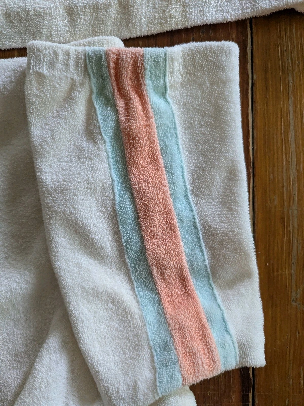 True Vintage 70s Terry Cloth Shorts Set Womens XS S Pastel Lounge Beach Surf
