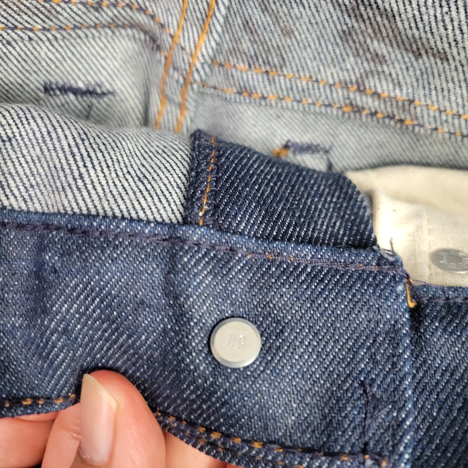 VTG 80s Levis Student Jeans Size 26×34 Made In USA Sample Pair SEE DESCRIPTION