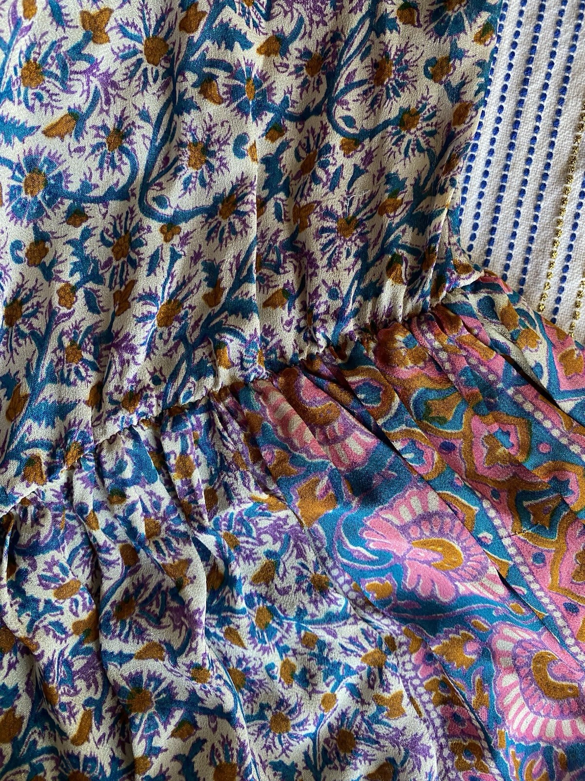 Vintage Judith Ann for Heiser-Egan Vintage Sheer India Silk Dress Sz S/M