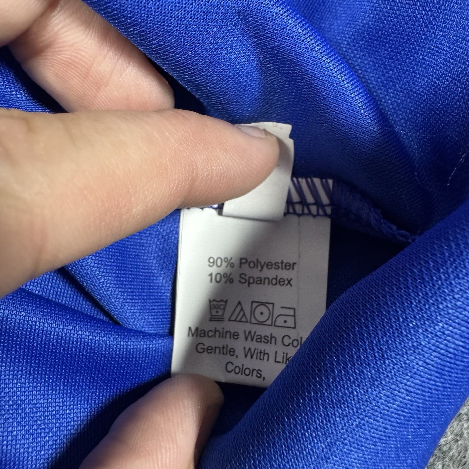 1960s Era Women’s Mod Dress Cobalt Blue Collared Size Medium Button Details