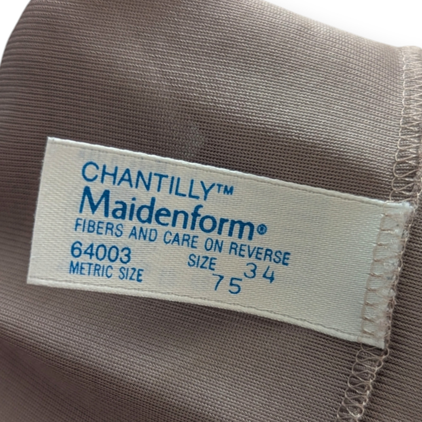 Vintage Maidenform Chantilly Nylon Lace Camisole Sz 34