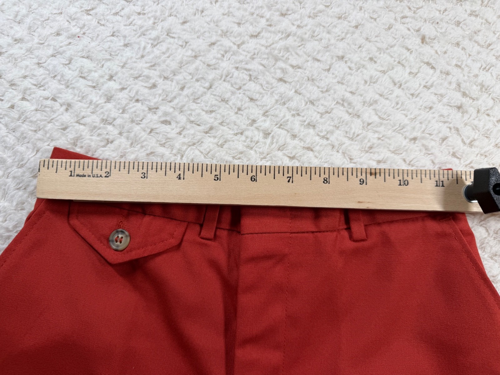 Vtg Lady Thompson Polyester/Cotton Trousers Slacks Burnt Orange