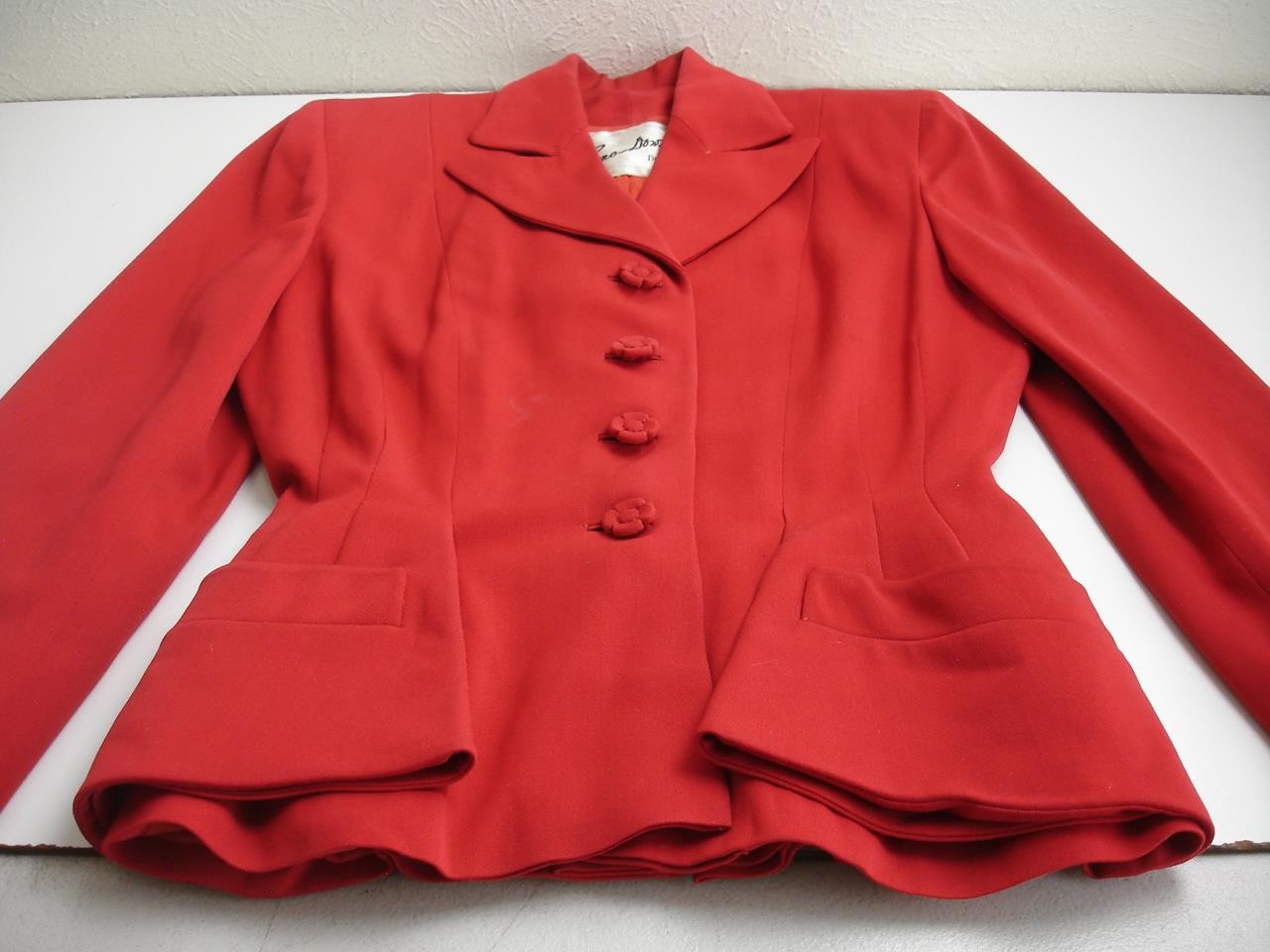 Women&rsquo;s XS S Vtg 1940s Gano-Downs Hacking Suit Jacket Blazer Riding Sport Coat