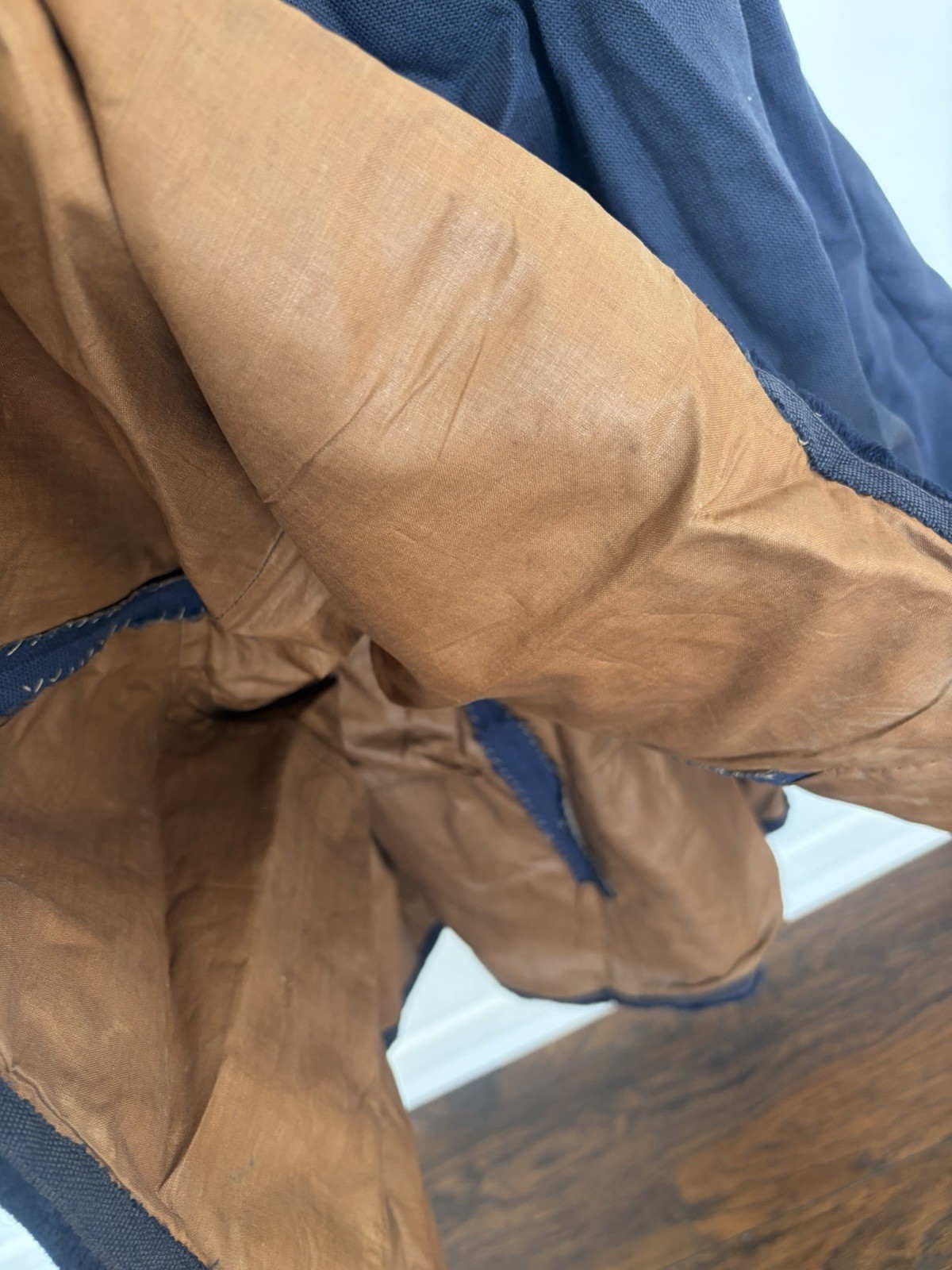 Victorian Heavy Blue Winter Walking Suit