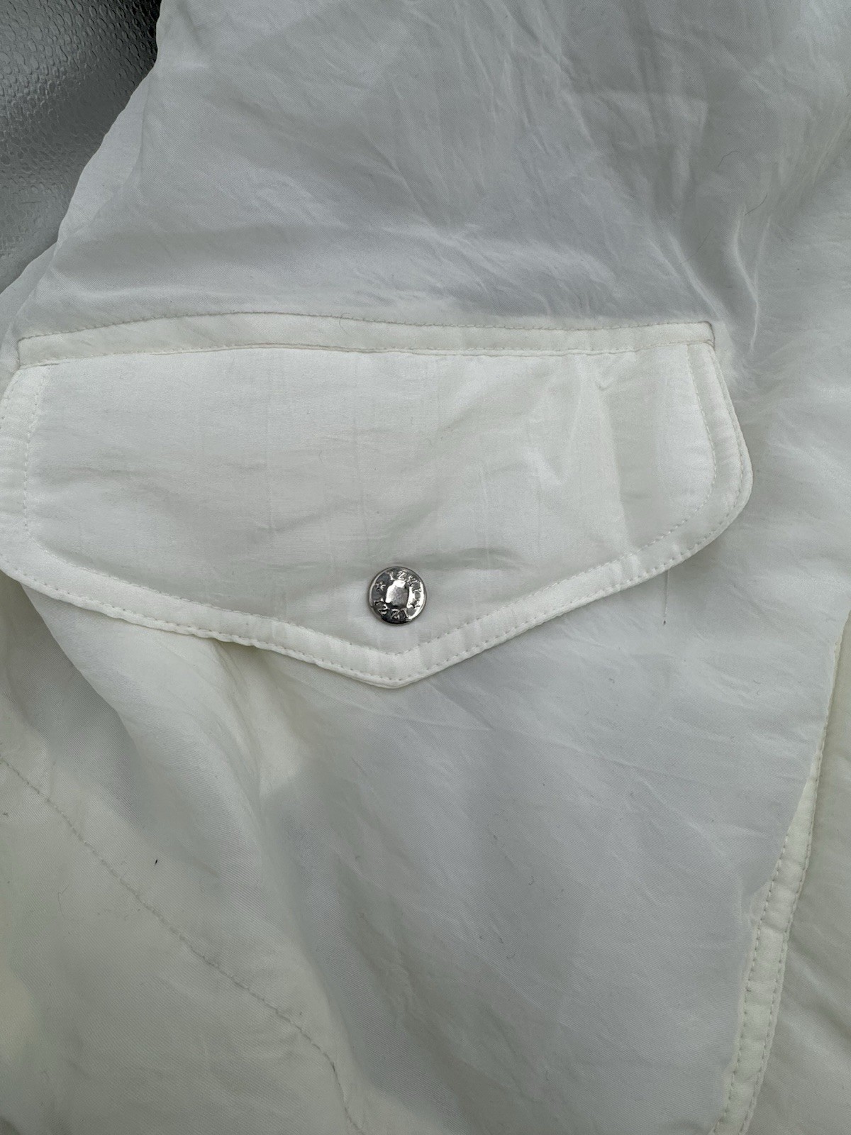 Vintage Innovations By Izzi Ski Jacket W/Genuine Fox Tail Fur Very Rare White