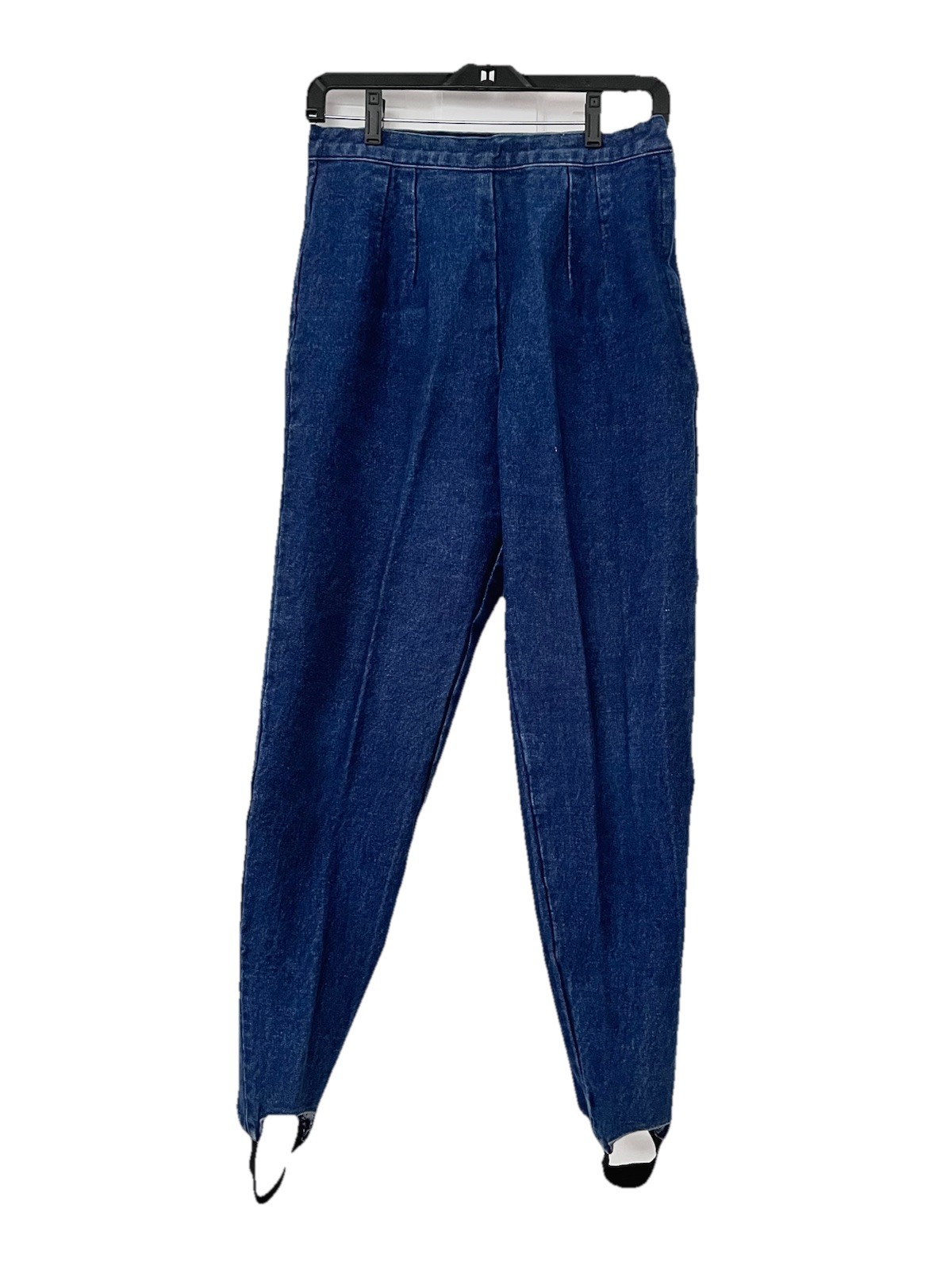 VTG 80s David David Stirrup Jeans Denim Pant Size High Rise Blue W29 L28