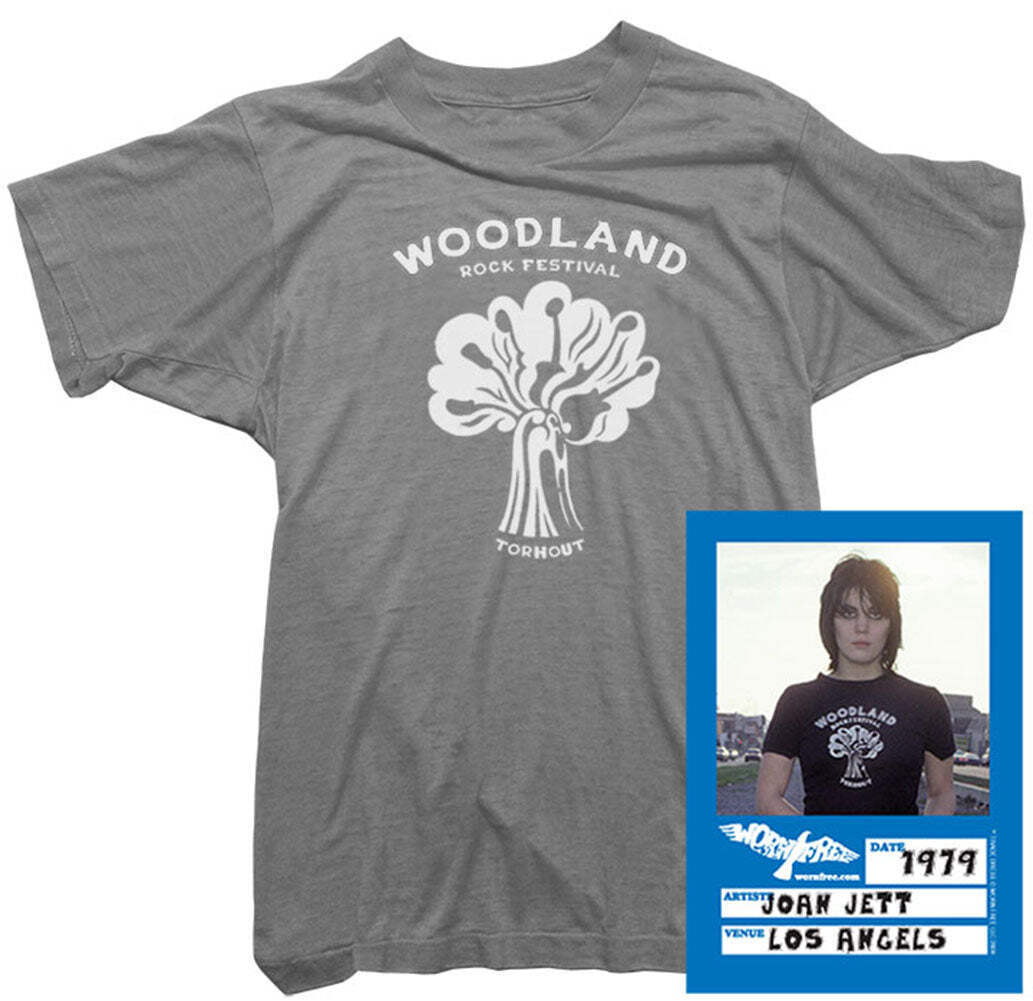 Joan Jett T-Shirt – Woodland Festival Tee worn by Joan Jett – Womens
