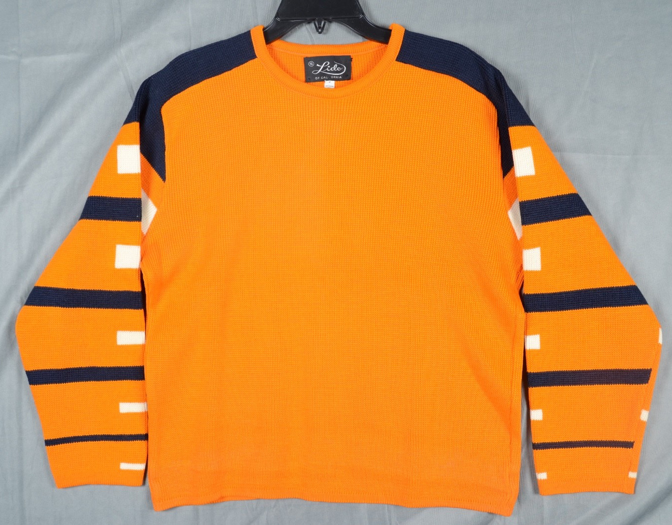 Lido of California Ski Sweater Vintage 70s Wool Women&rsquo;s Men&rsquo;s SMALL