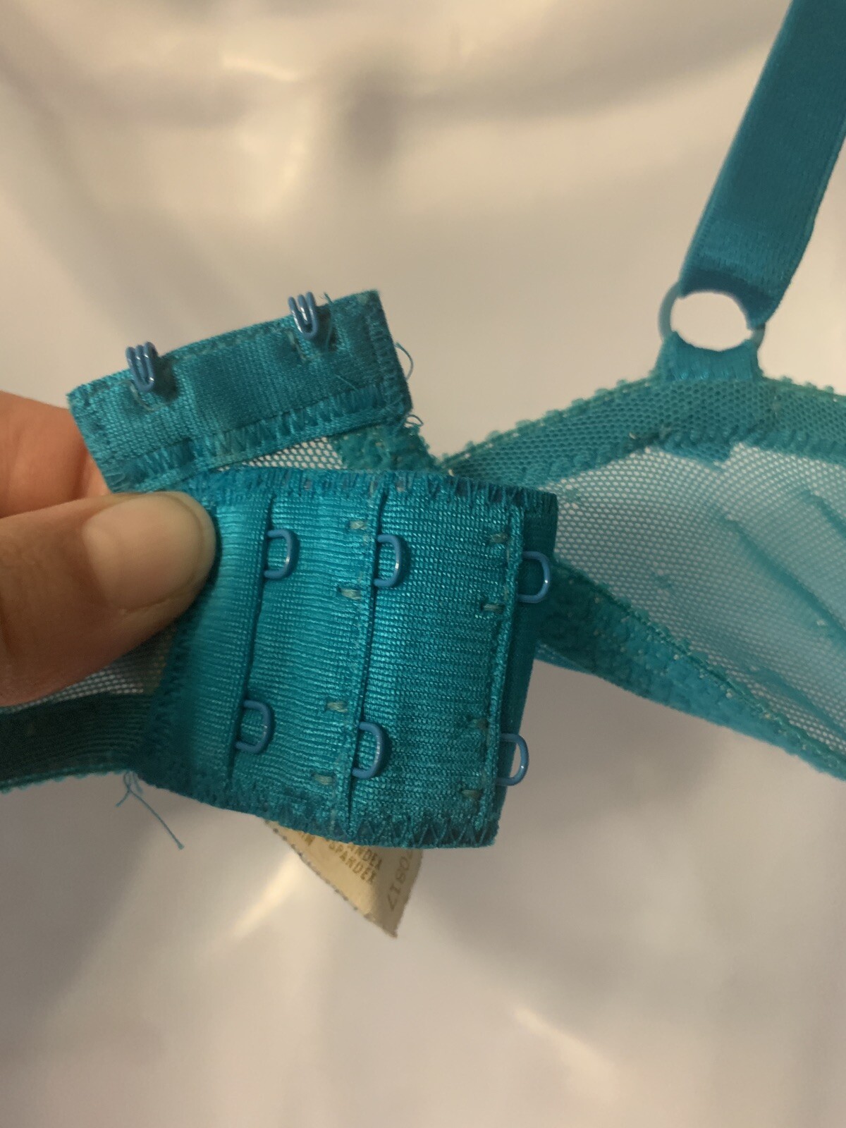 Vintage Victoria&rsquo;s Secret Gold Label CROWN Bra 36D Made in USA BLUE 70817 #B1540