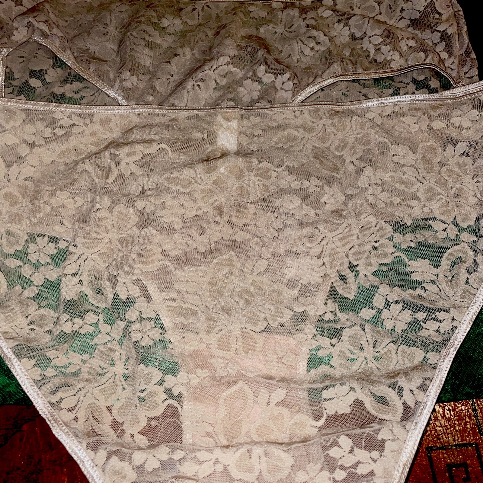 VTG Sheer 2nd Skin gilligan Omally Lace Panties