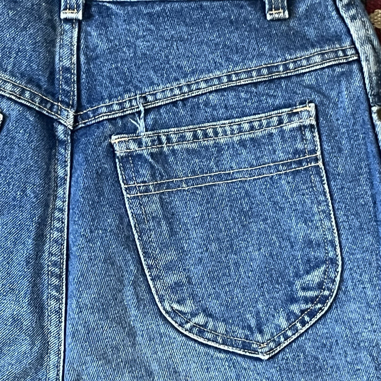 Vintage 80s Silver Unicorn High Waisted Mom Jeans Women’s Size 13 Blue Denim