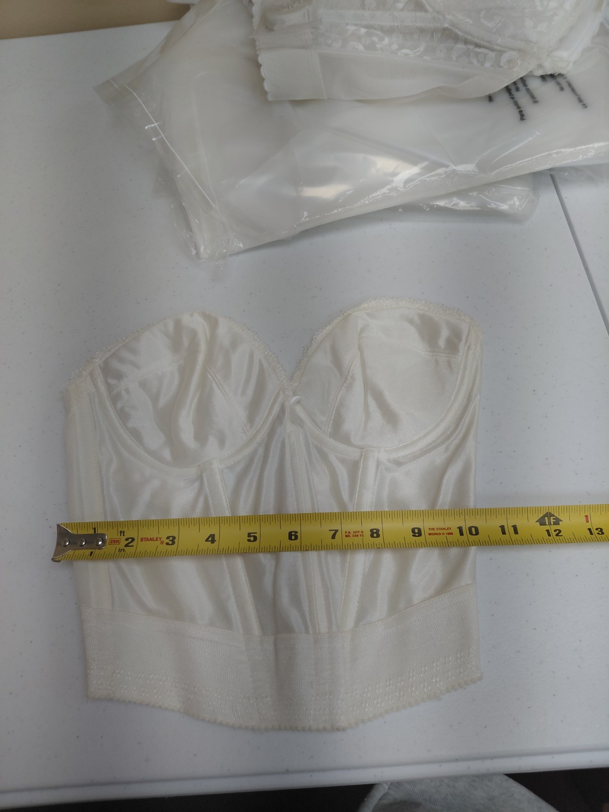 Vintage Backless By Smoothie White Corset Size 34C