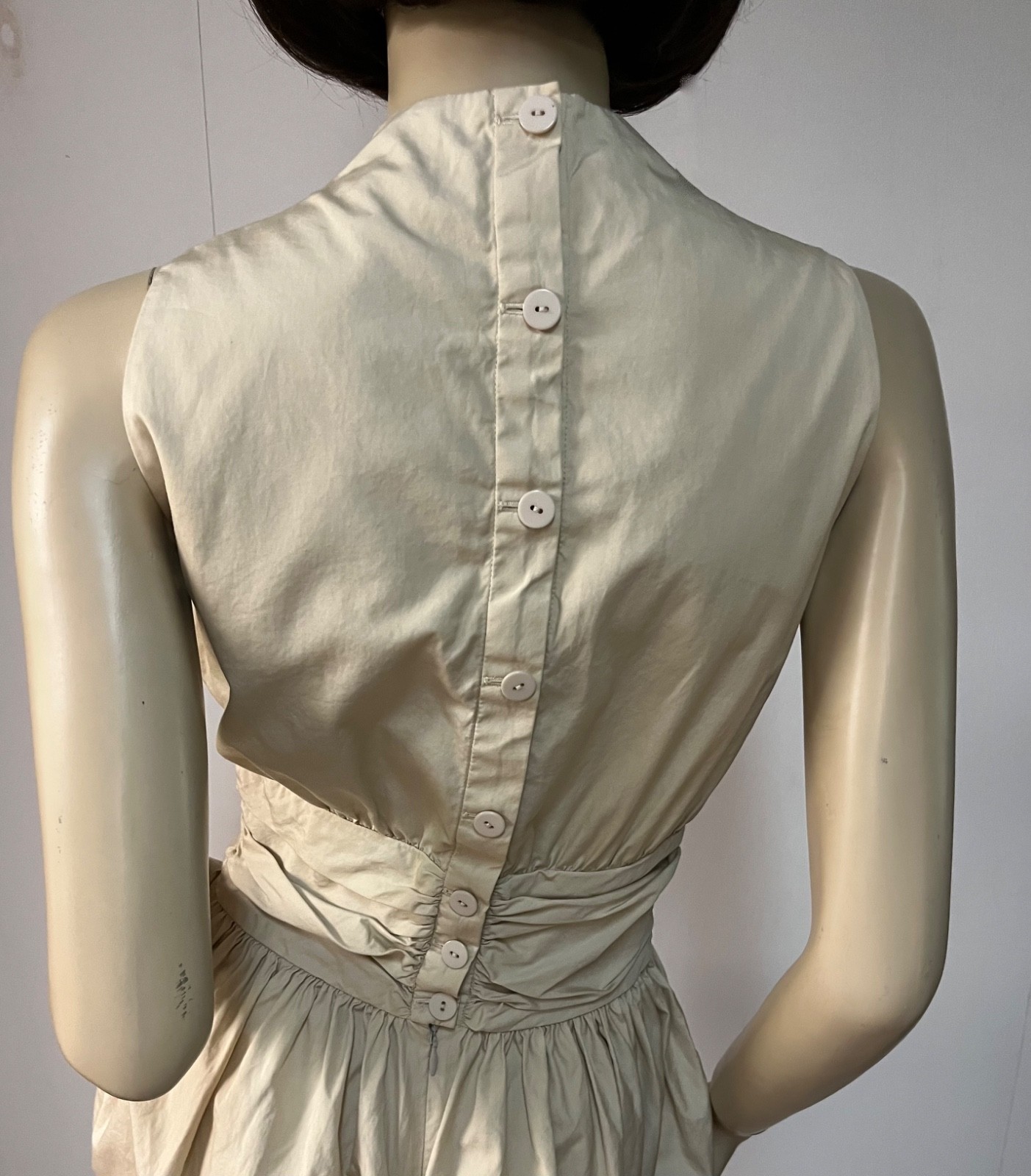 9 Pc Late 1940s – 1990s Colorful Summer Dress/Skirt Lot Linen Cotton Silk Rayon