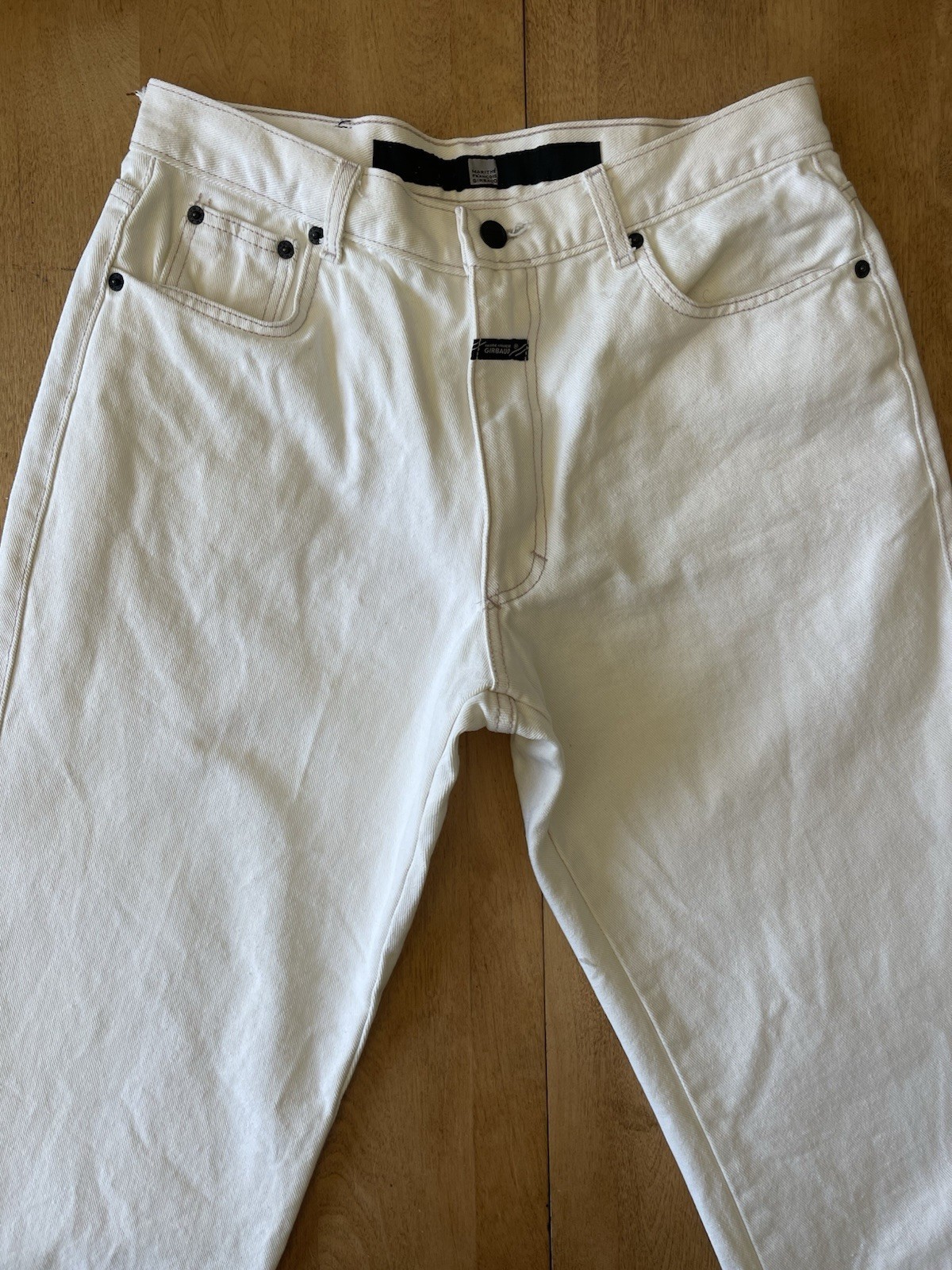 Vintage Marithe + Francois Girbaud Denim Pants Size 34×30 (Actually 30×25.5)
