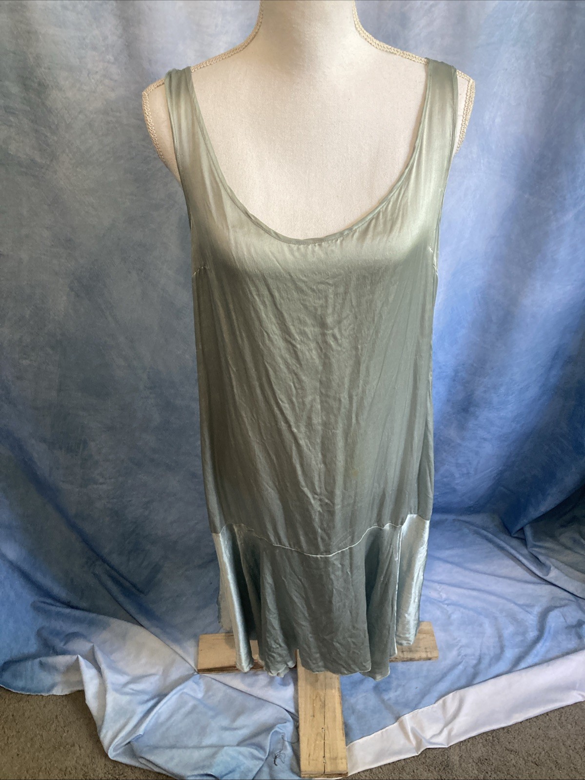 Vtg 90s Soulmates 100% Silk Crochet Lace 3pc Dress Set L Fits XS S Y2K Mermaid