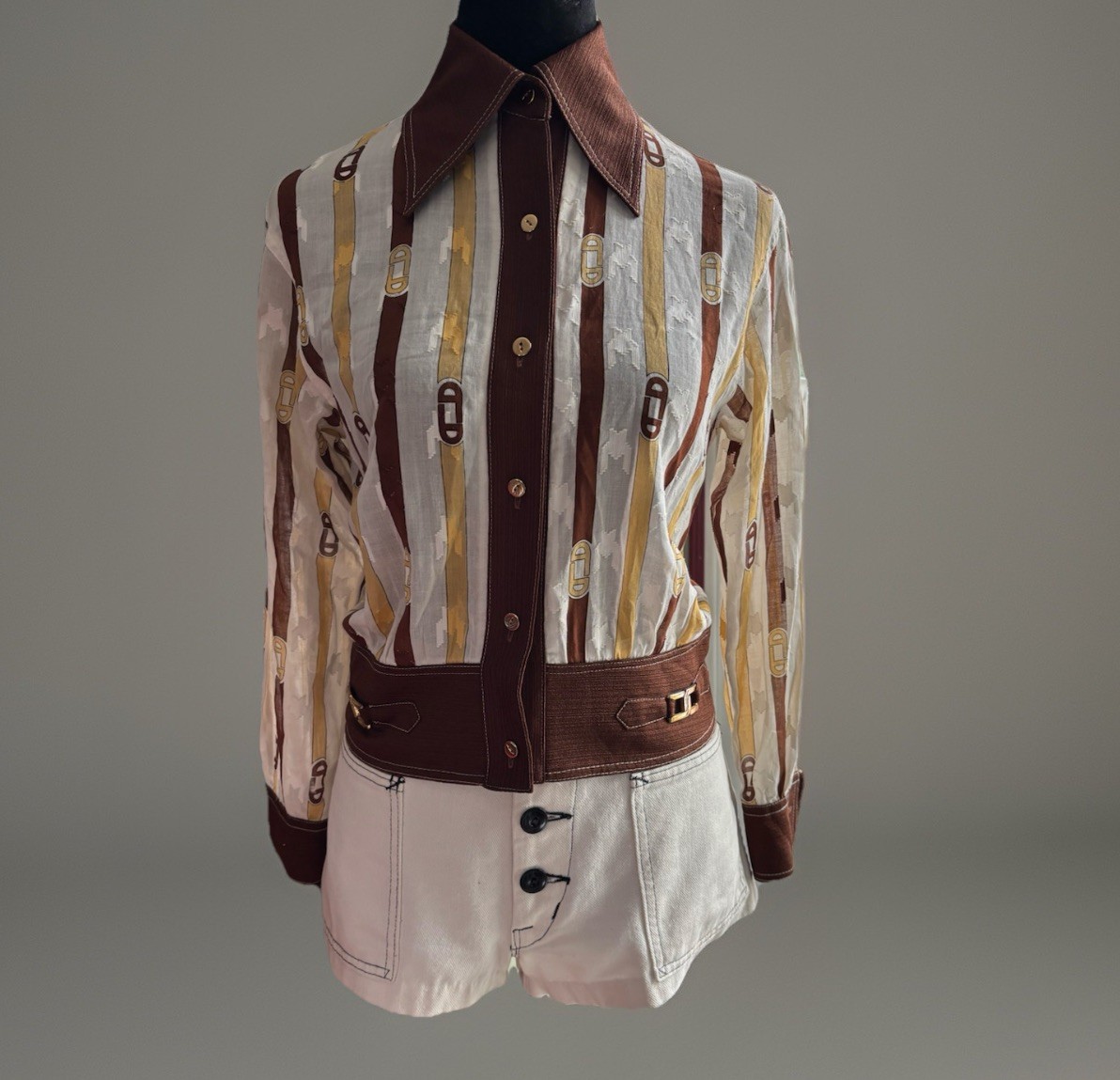 VTG 70s Women’s Amazing Semi Sheer Top.small