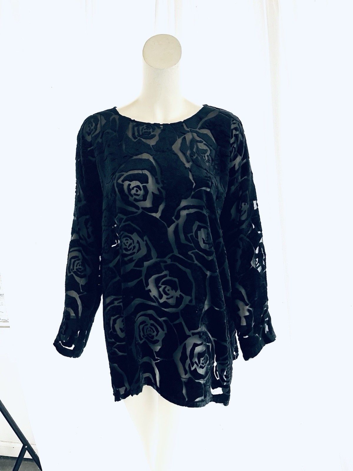 Comme Des Garçons 2012 Junya Watanabe Devore Velvet Mini Dress